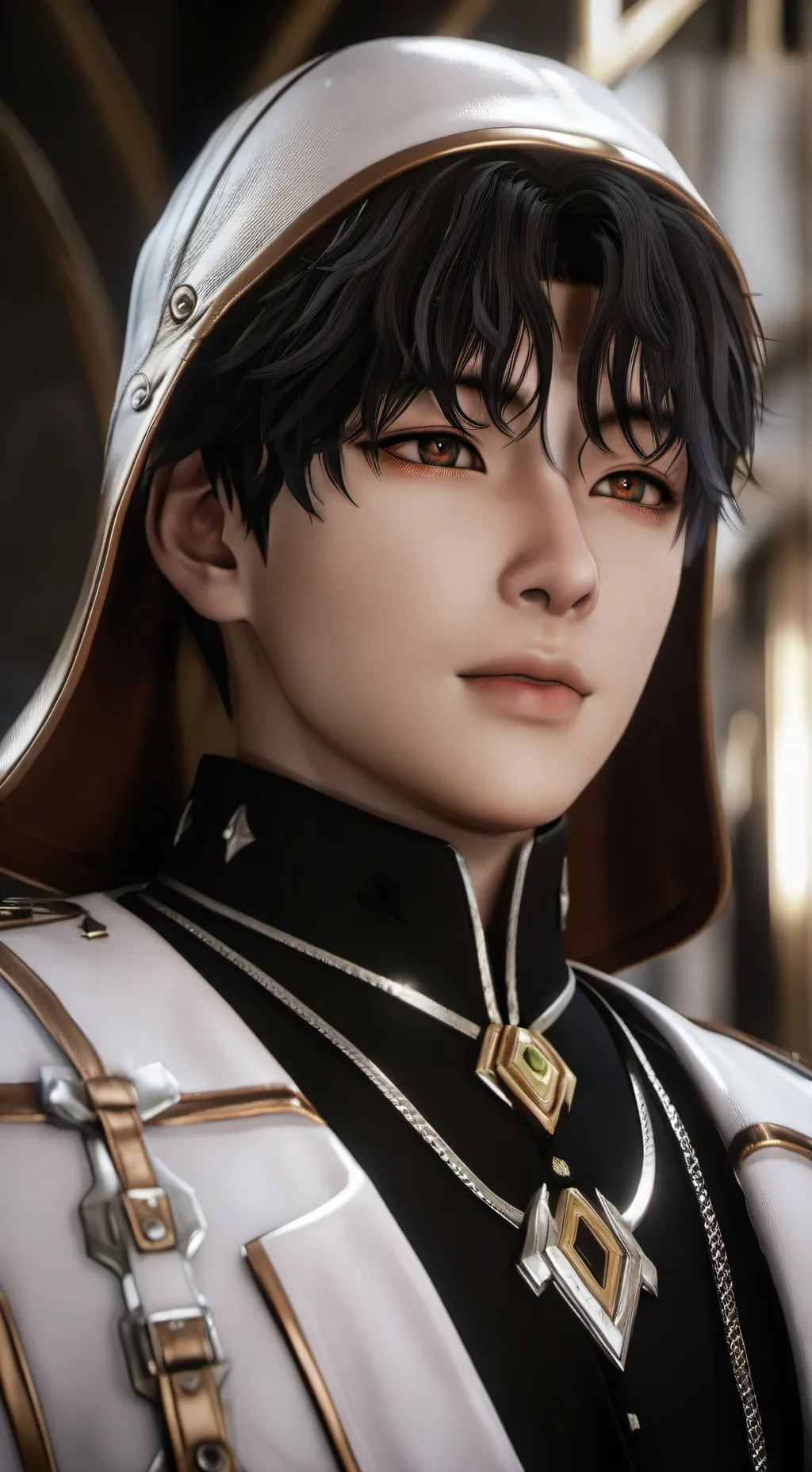 ai character: ^°jinwoo^° background