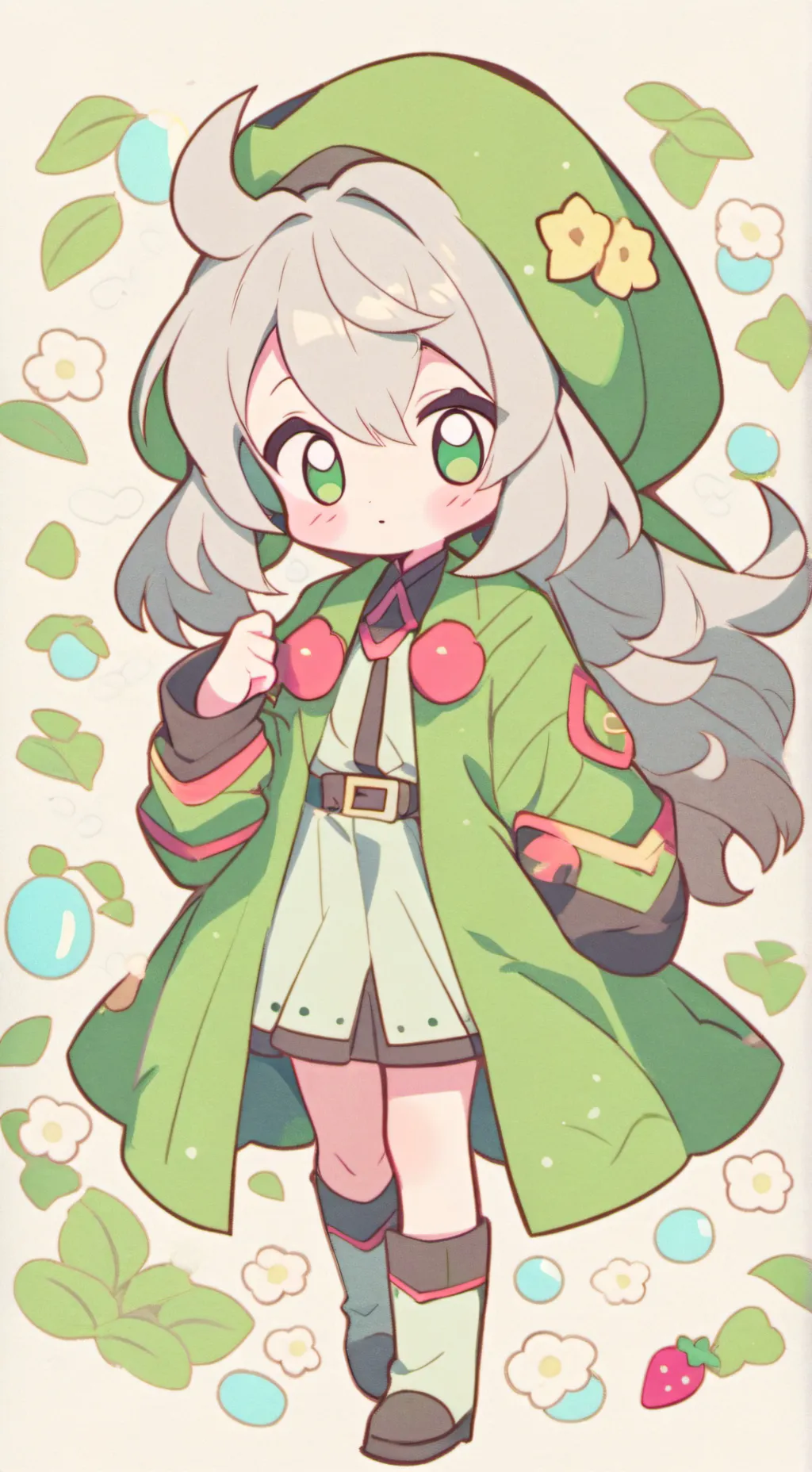 ai character: Hi background