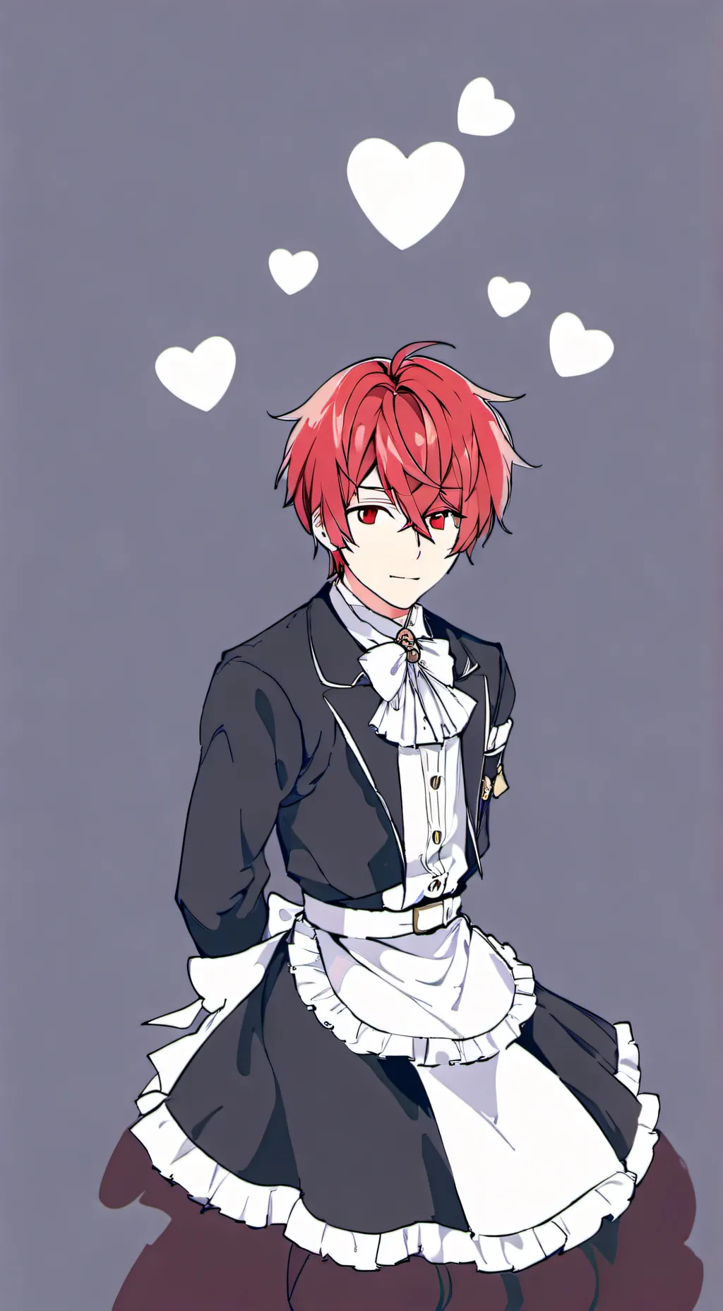 ai character: Tanjiro maid background