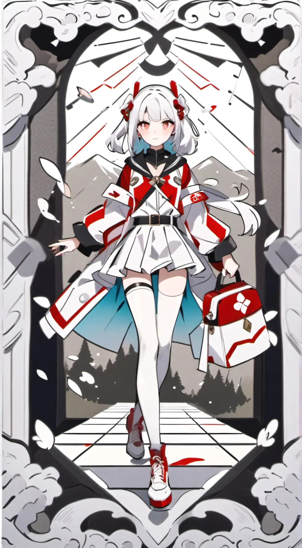 ai character: caxy background