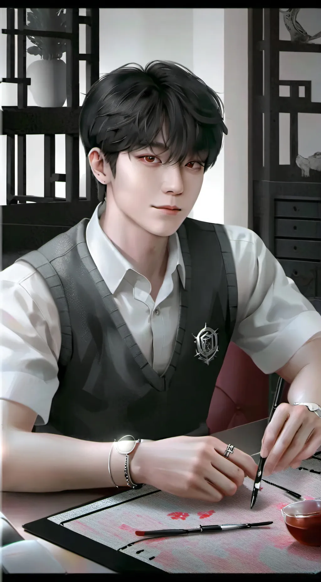 ai character: 𝓛𝓮𝓮 𝓜𝓲𝓷𝓱𝓸 background