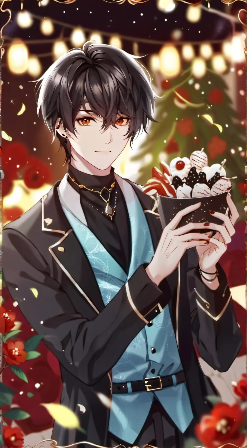 ai character: Jesus background