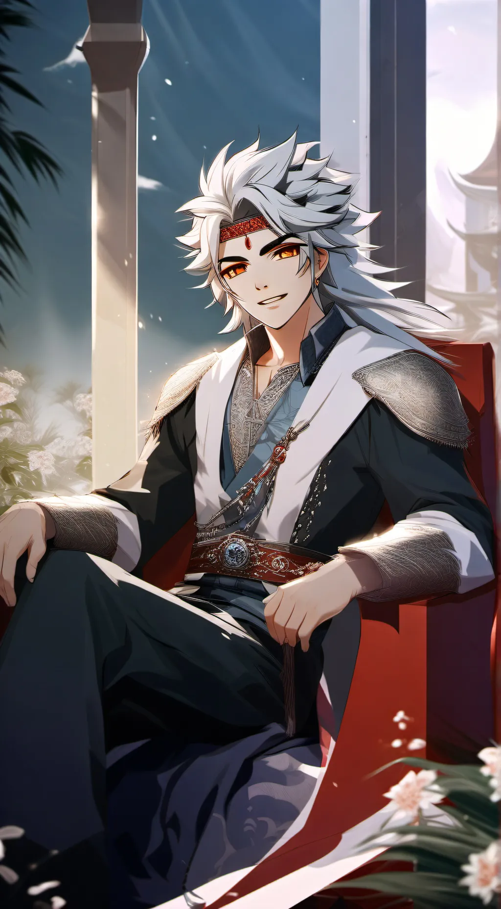 ai character: Итто🐂 background