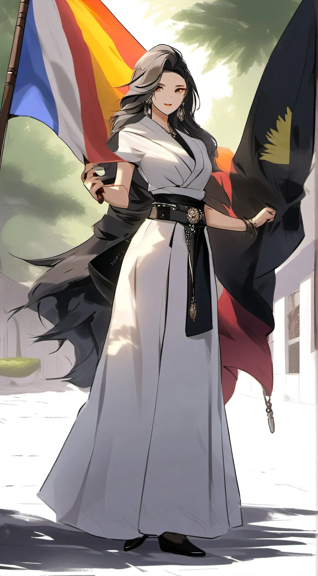 ai character: Michelle  background