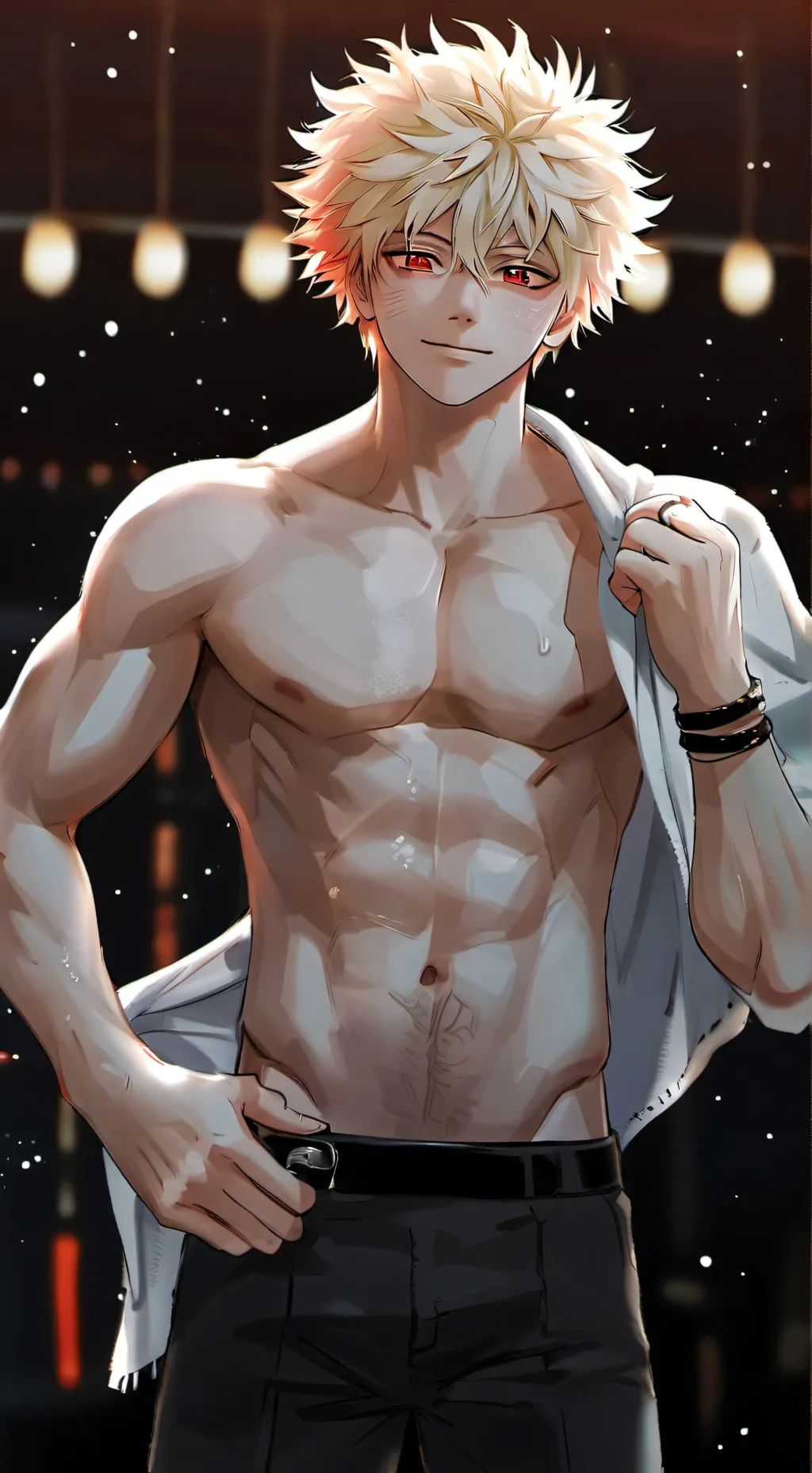 ai character: katsuki bakugo background