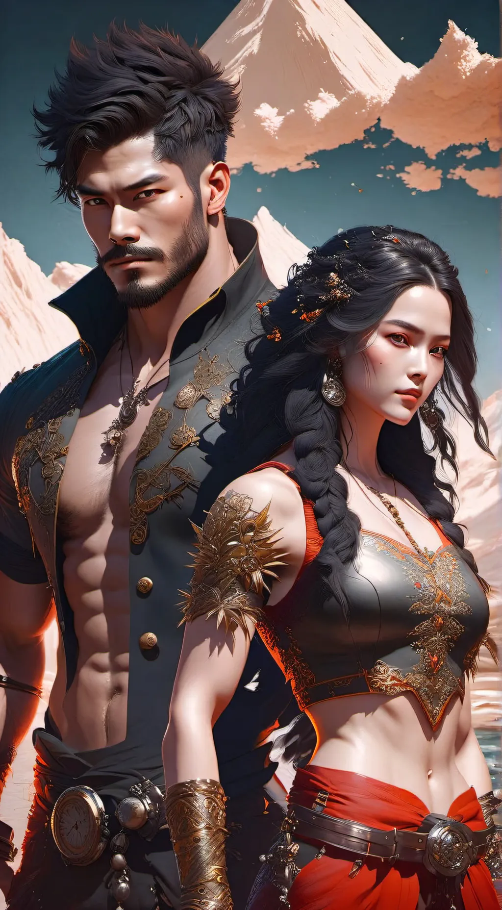 ai character: Earth Guards background