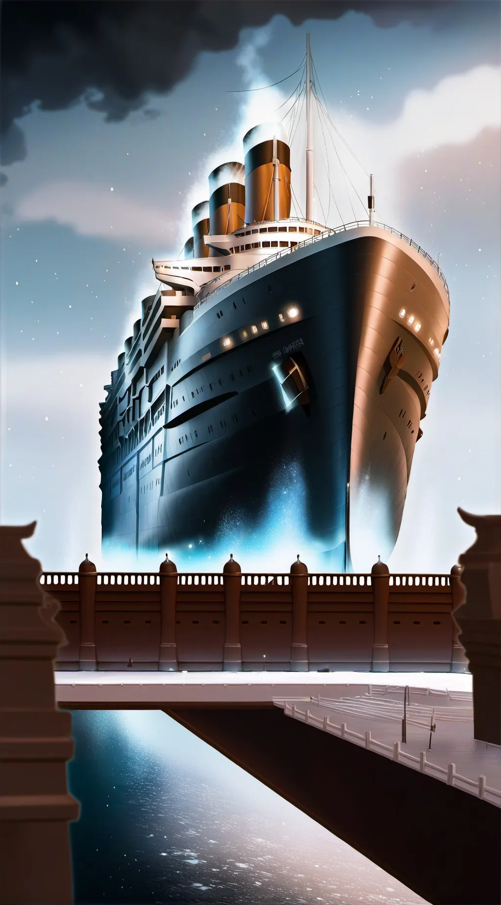 ai character: Titanic 3  background