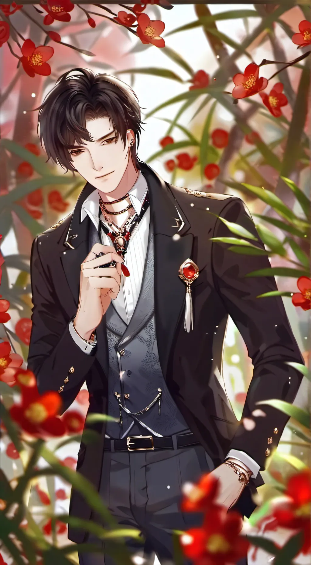 ai character: Albert  background