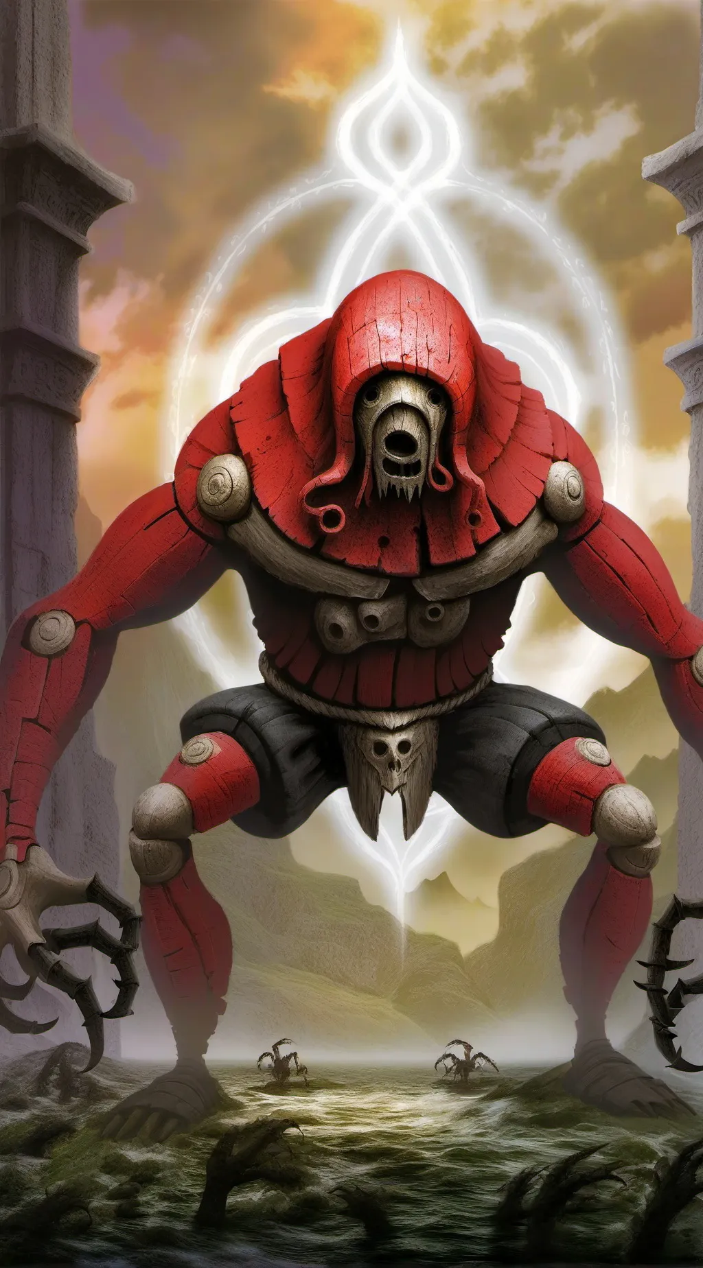 ai character:  Eldridge horror background