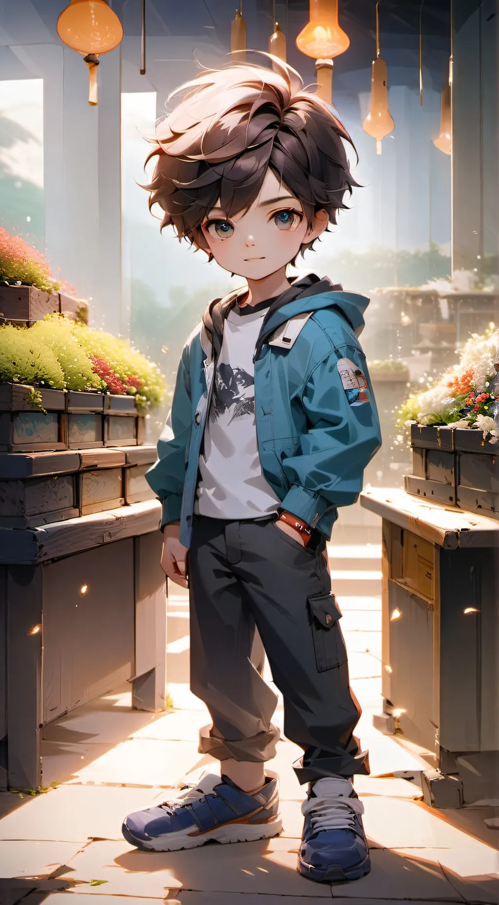 ai character: Max background