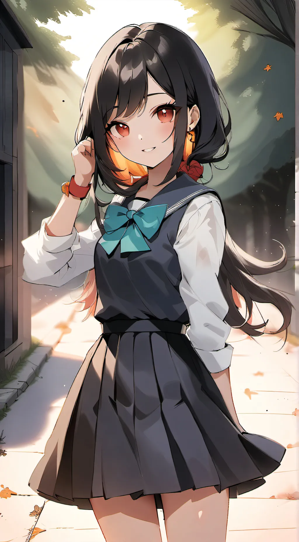 ai character: Lucy  background