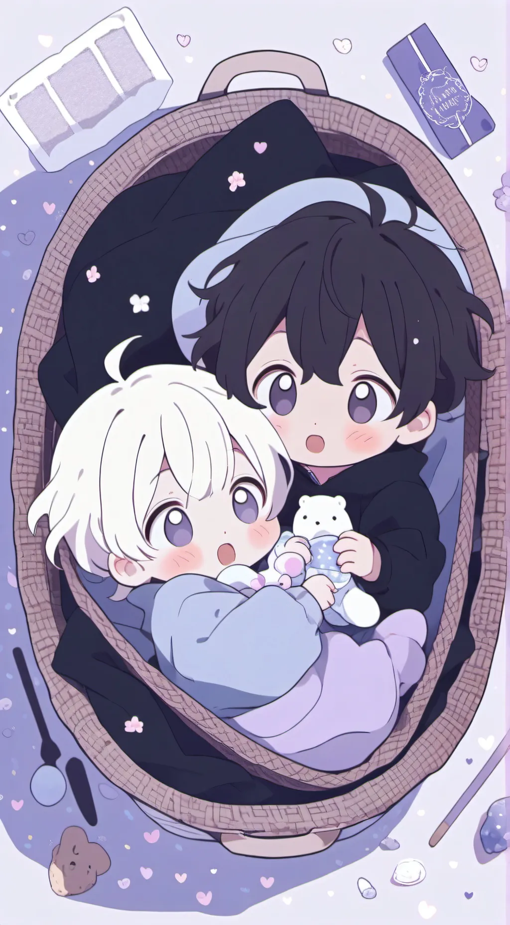 ai character: Naël et Ayden background