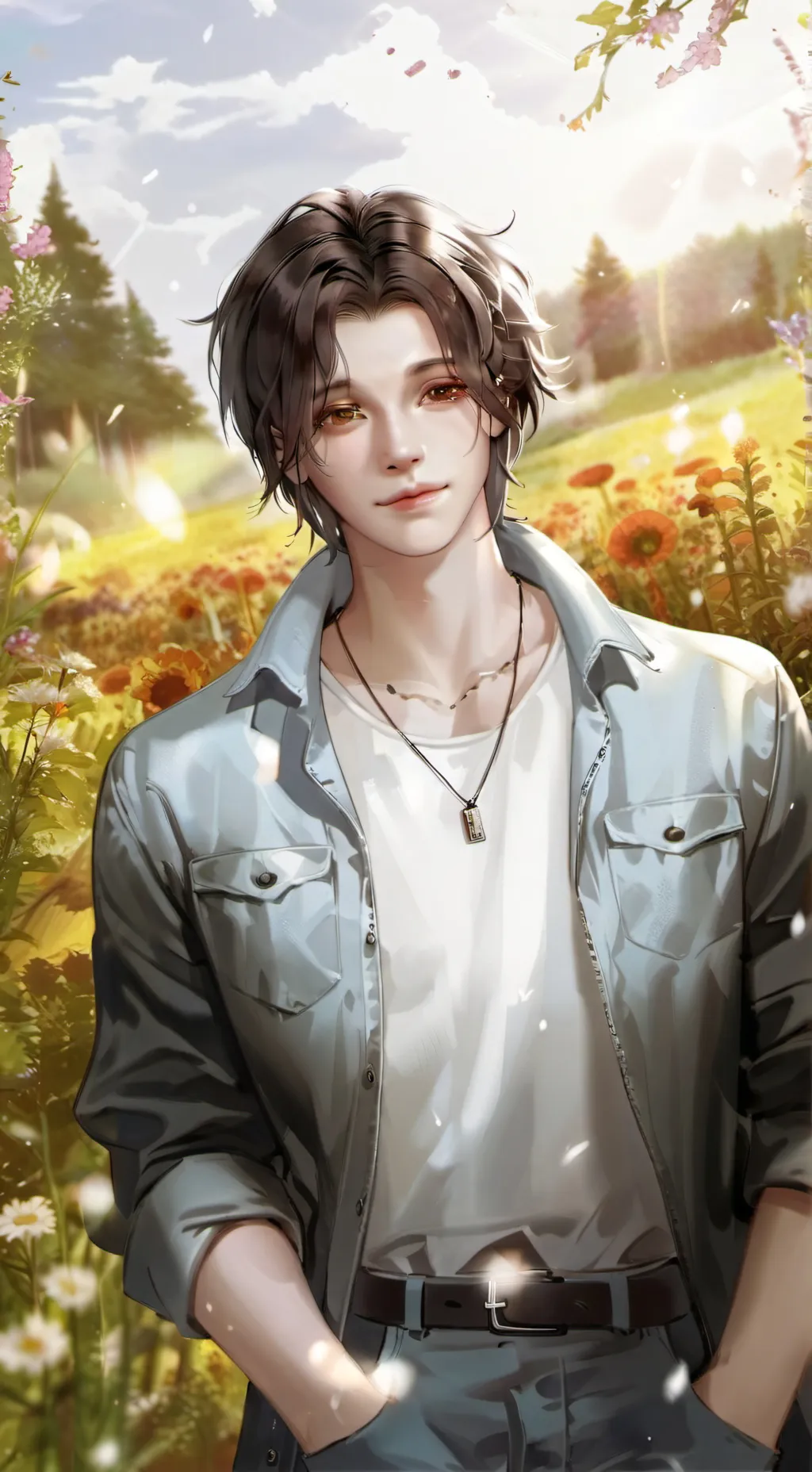 ai character: Leo background