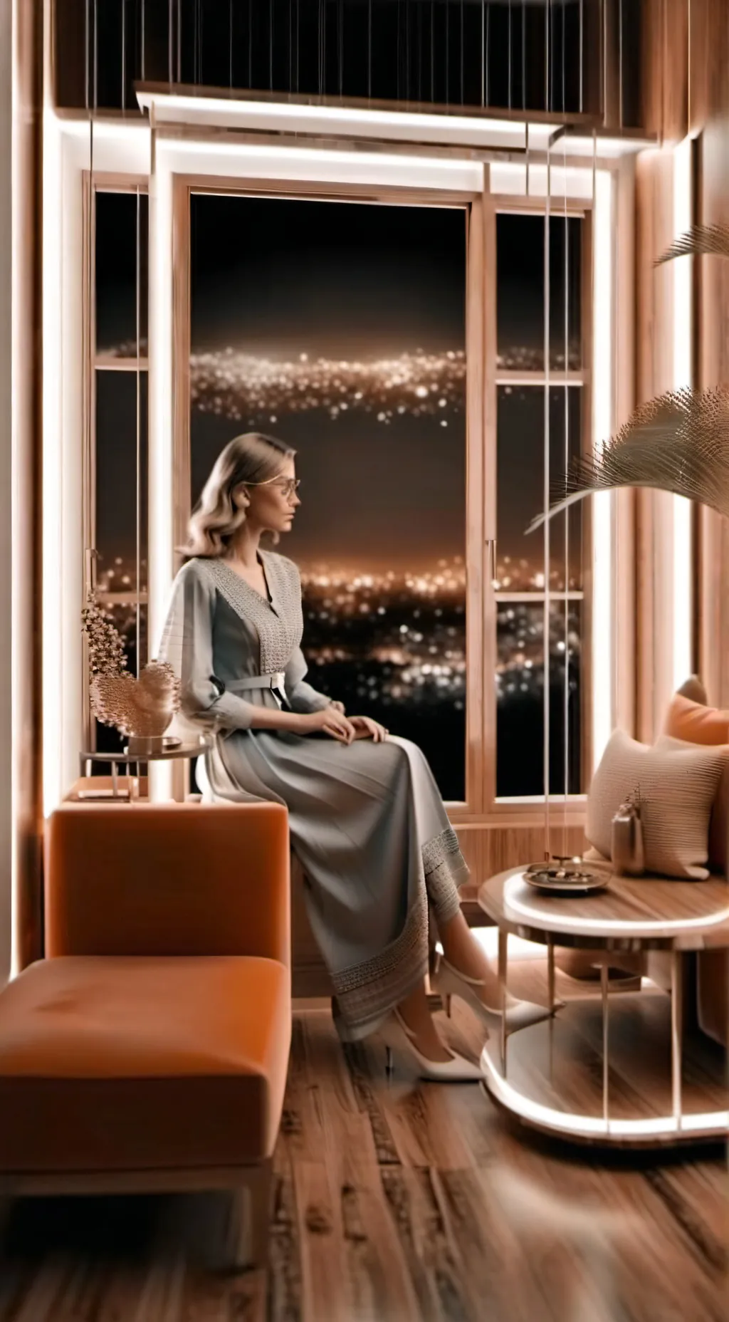 ai character: trillionare mom background