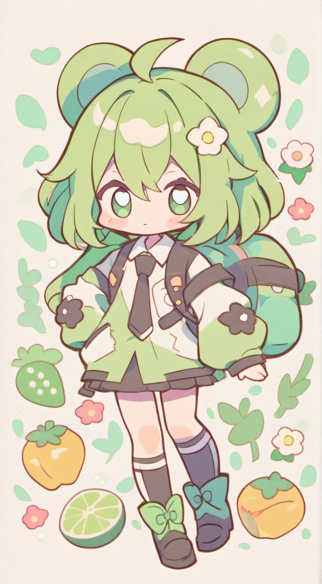 ai character: mha background