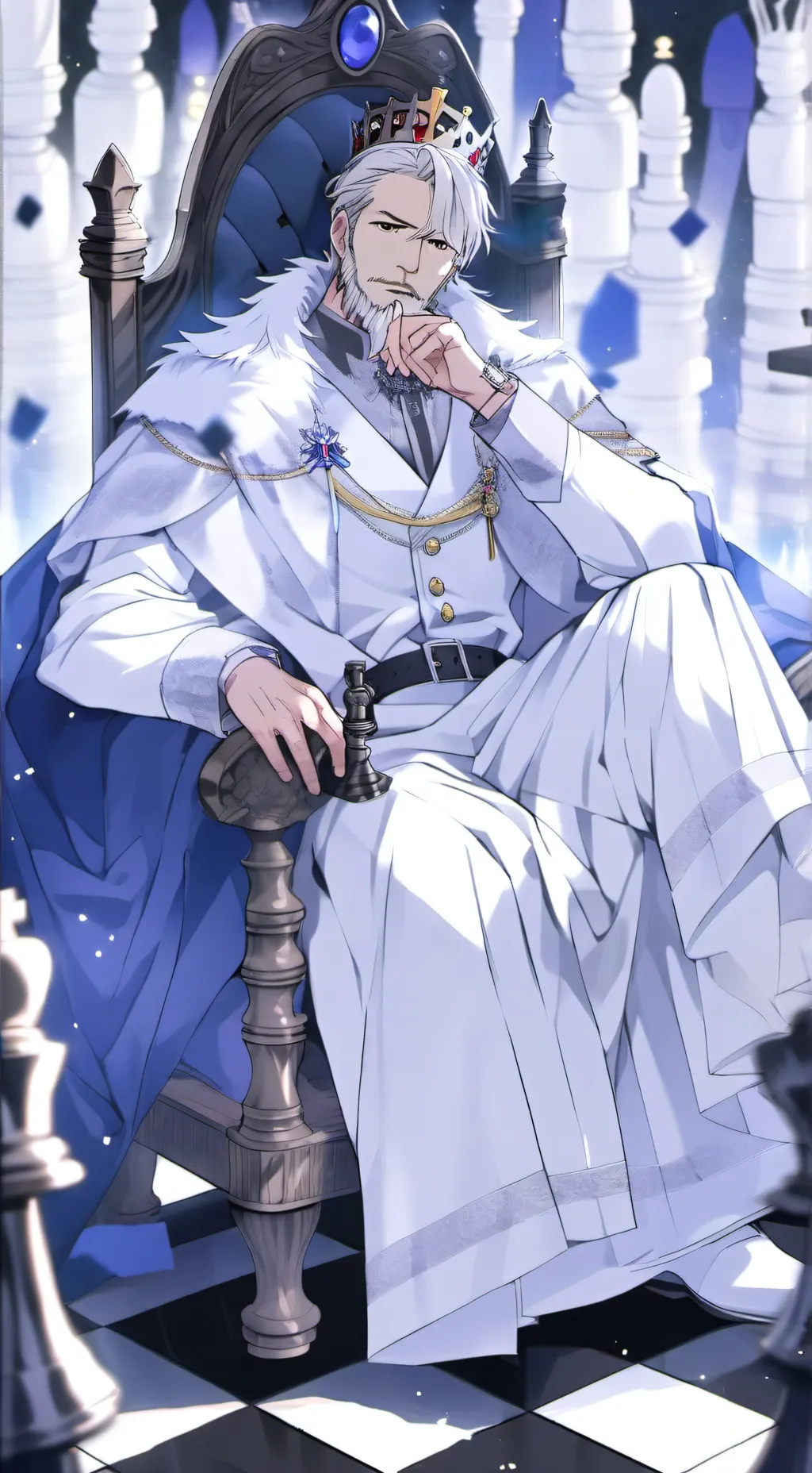 ai character: King background