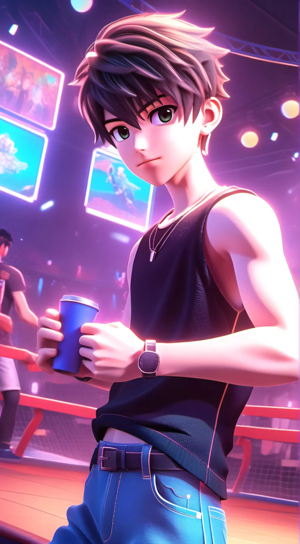 ai character: Никита background