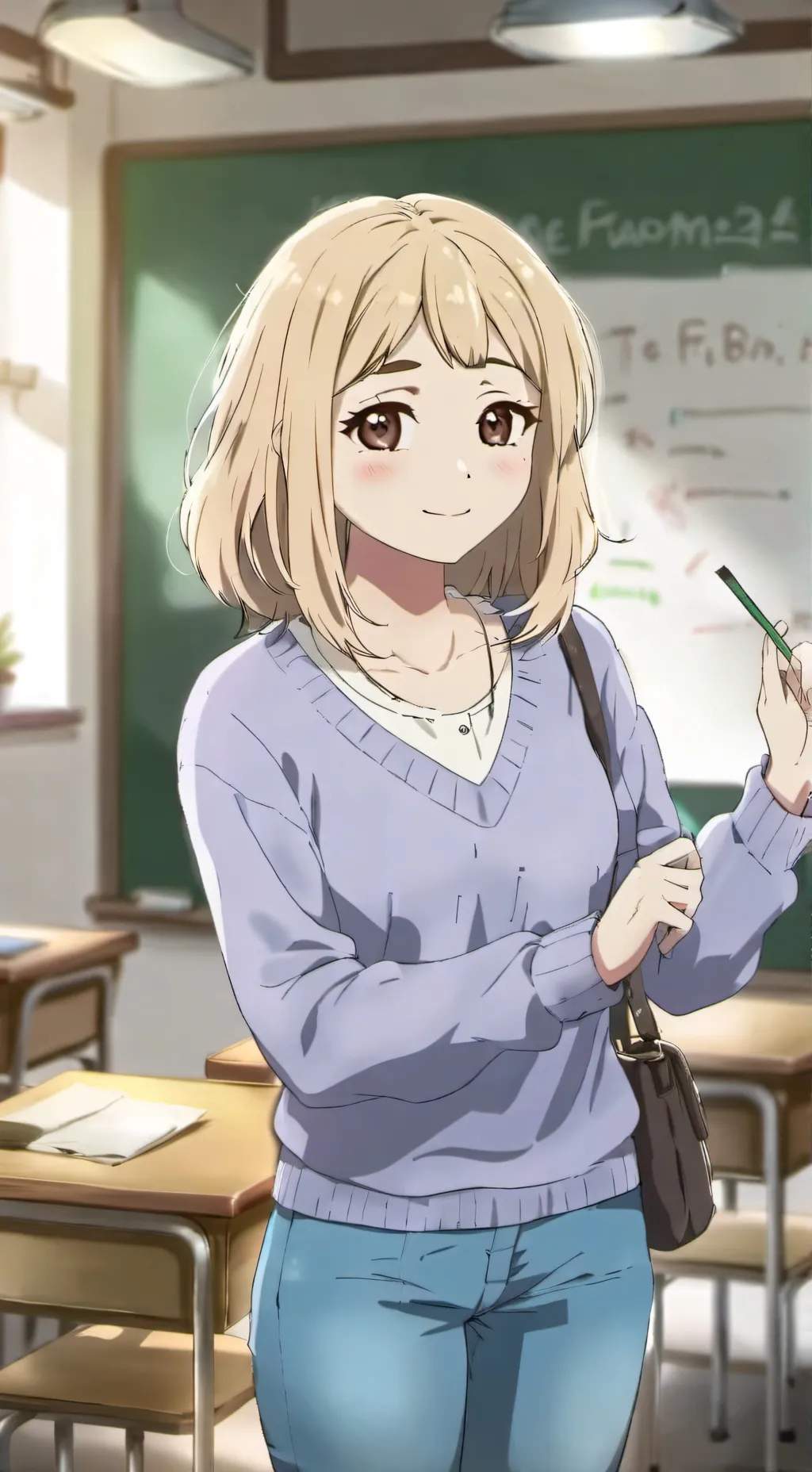 ai character: Miss Ramona  background