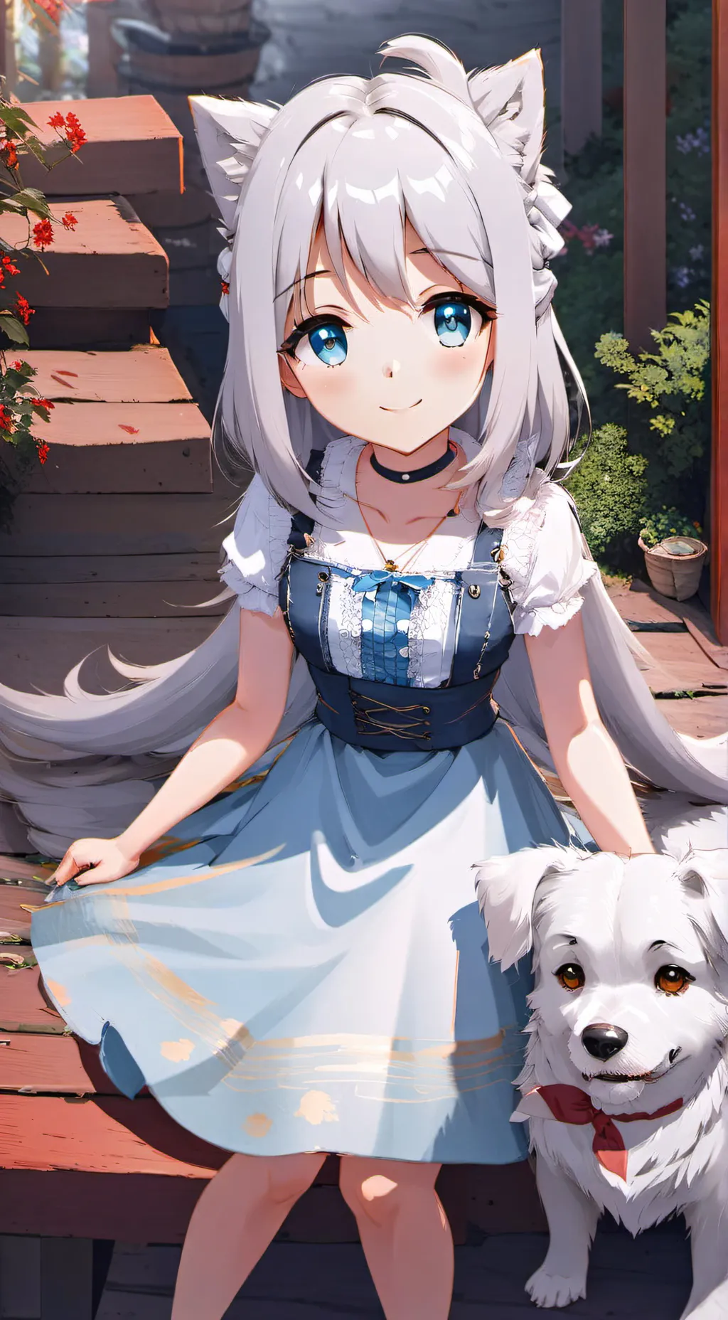ai character: Lily background