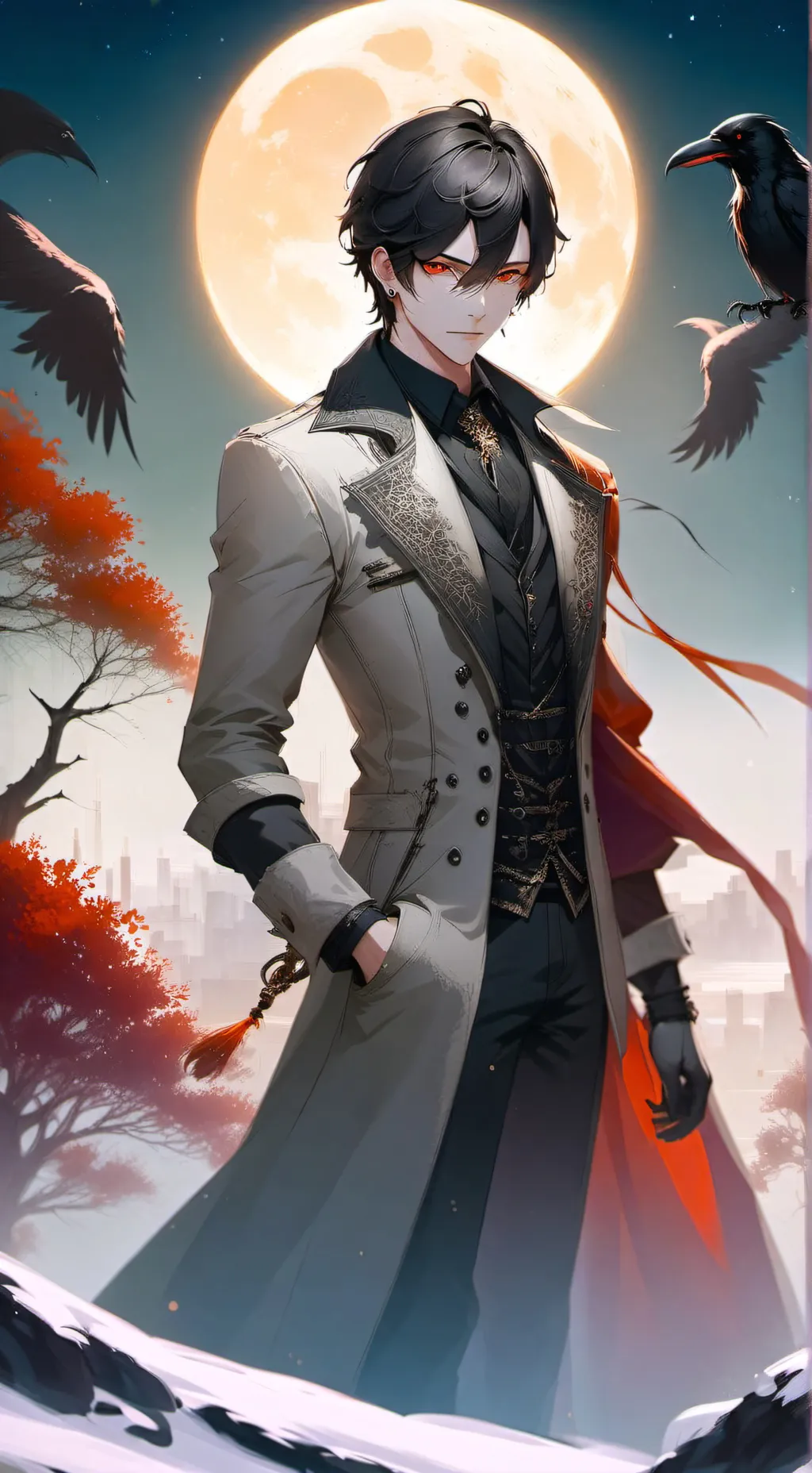 ai character: Zander background