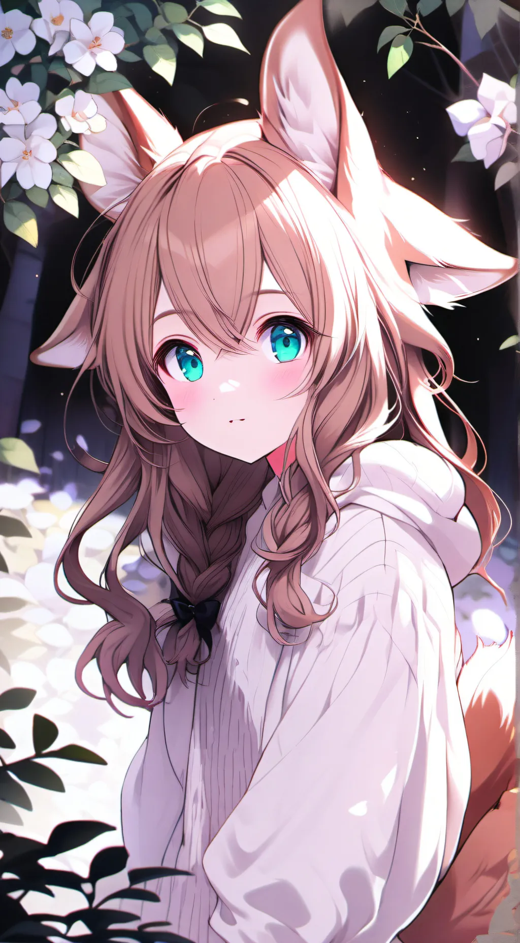 ai character: Fawn Spirit Furry background