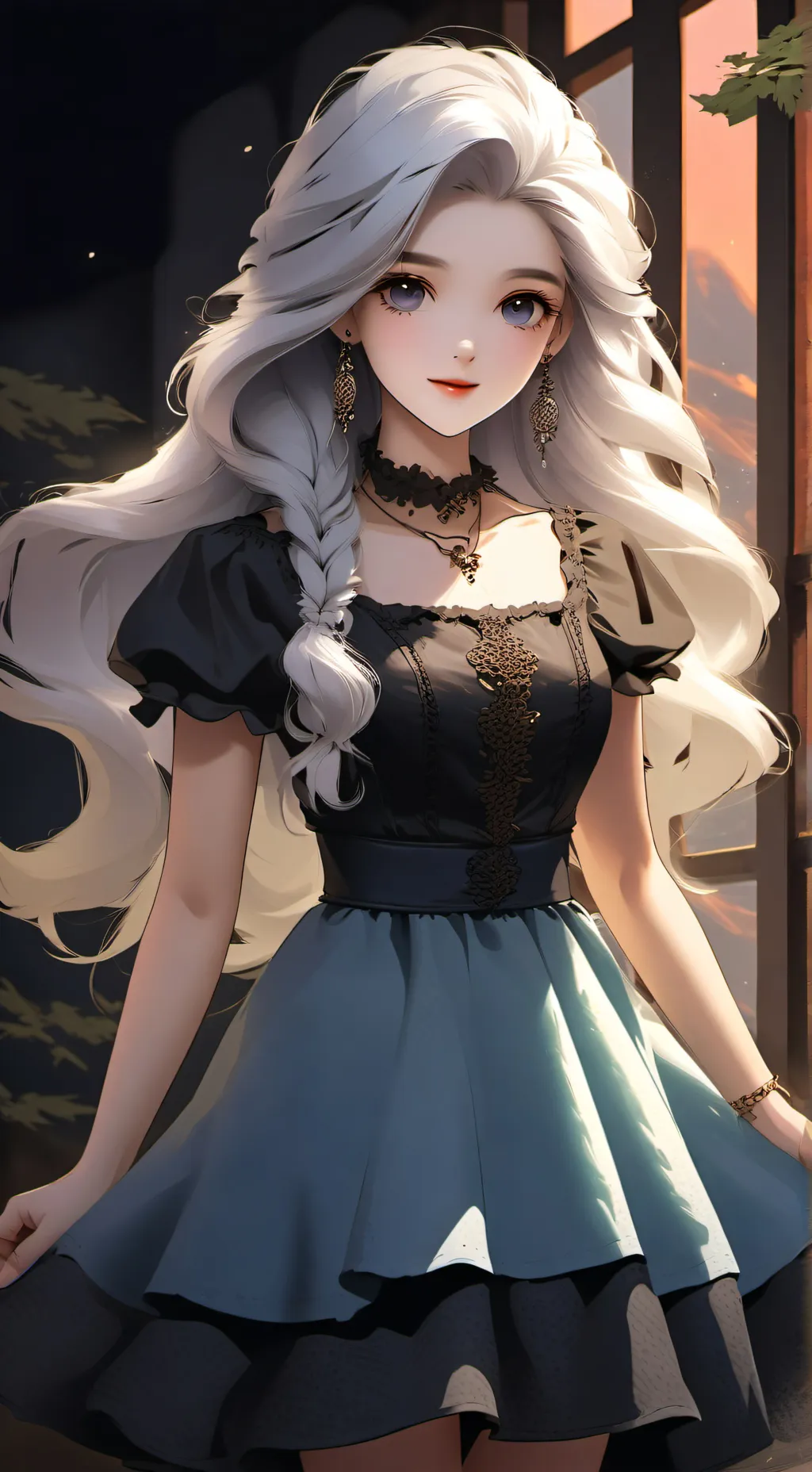 ai character: 🫧Elli🫧 background