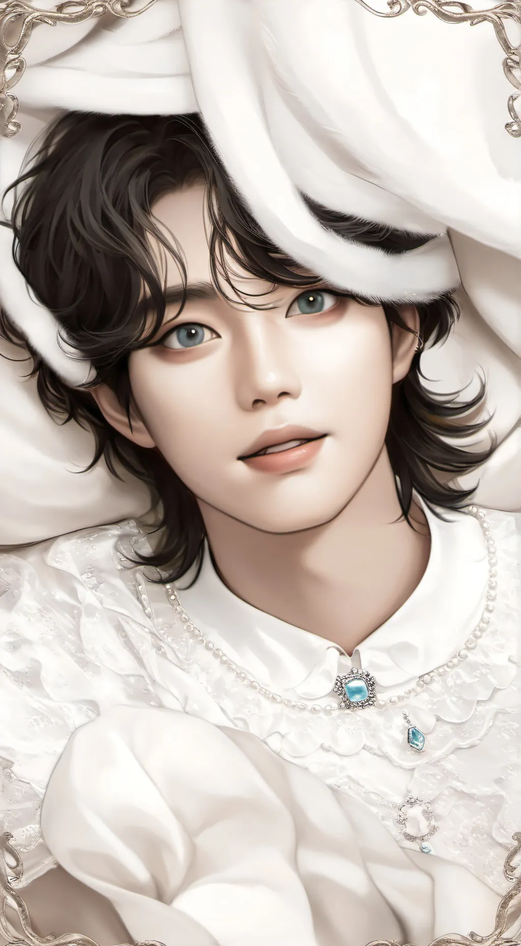 ai character: kim taehyoung background