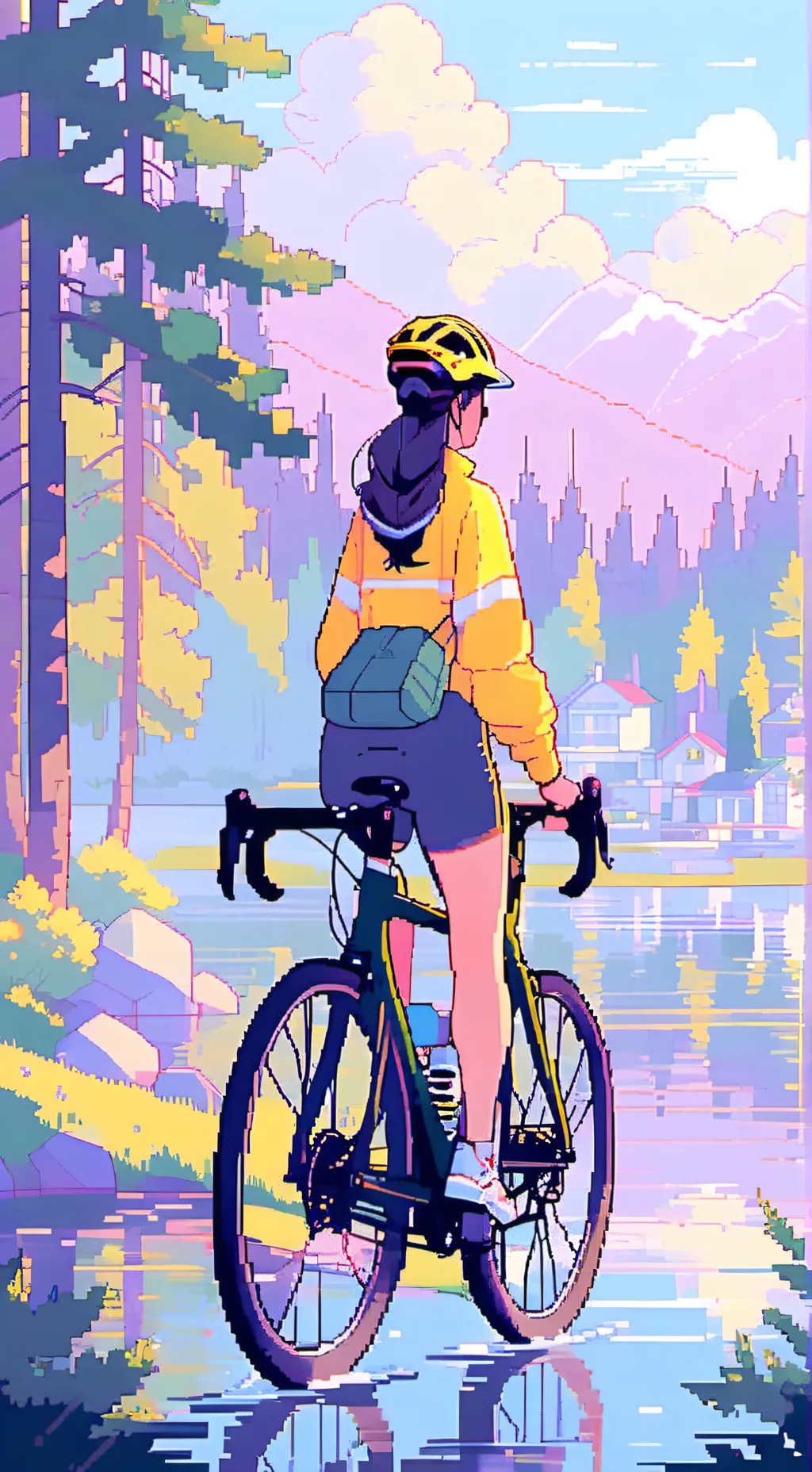 ai character: 100 девушек background