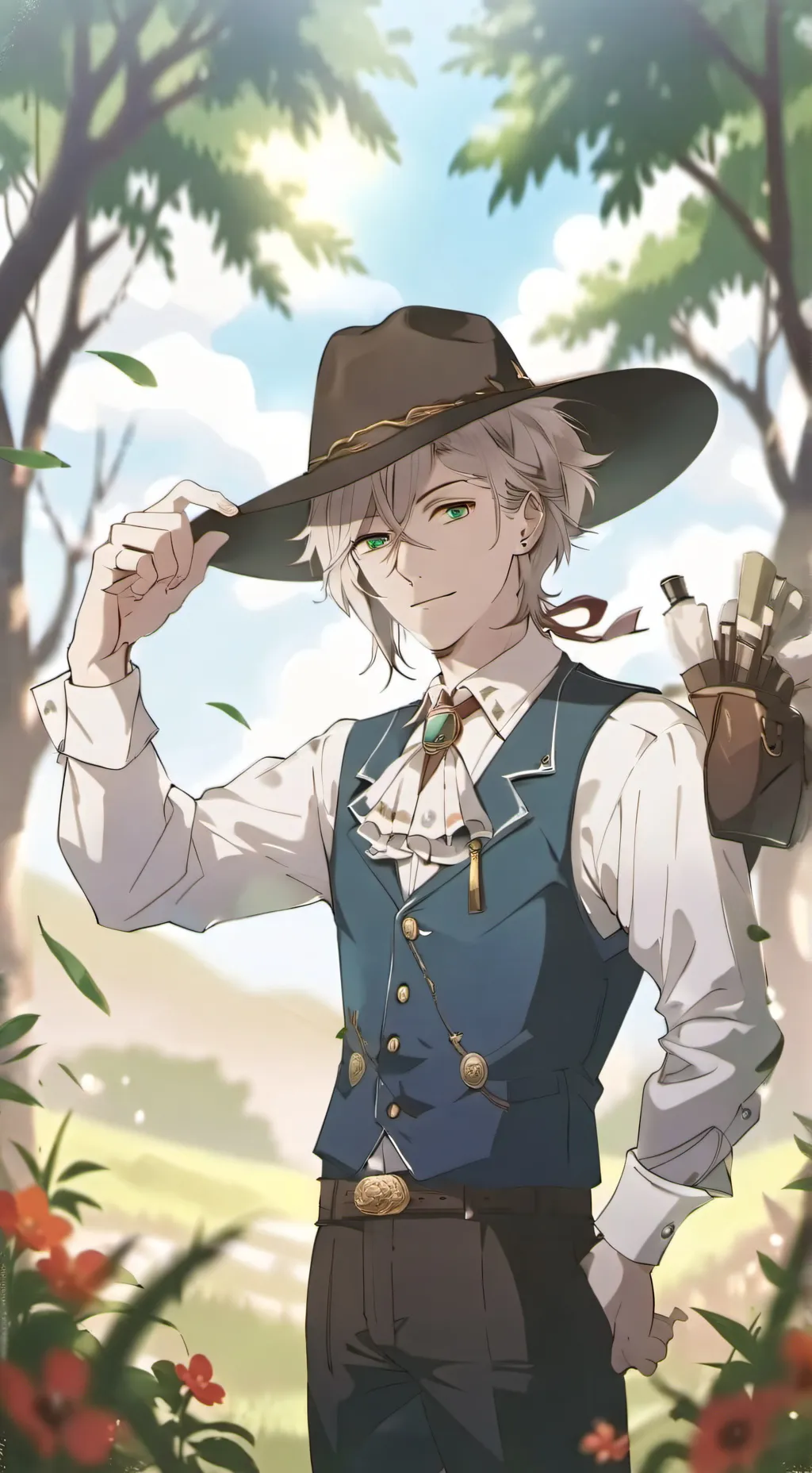 ai character: Рамми background