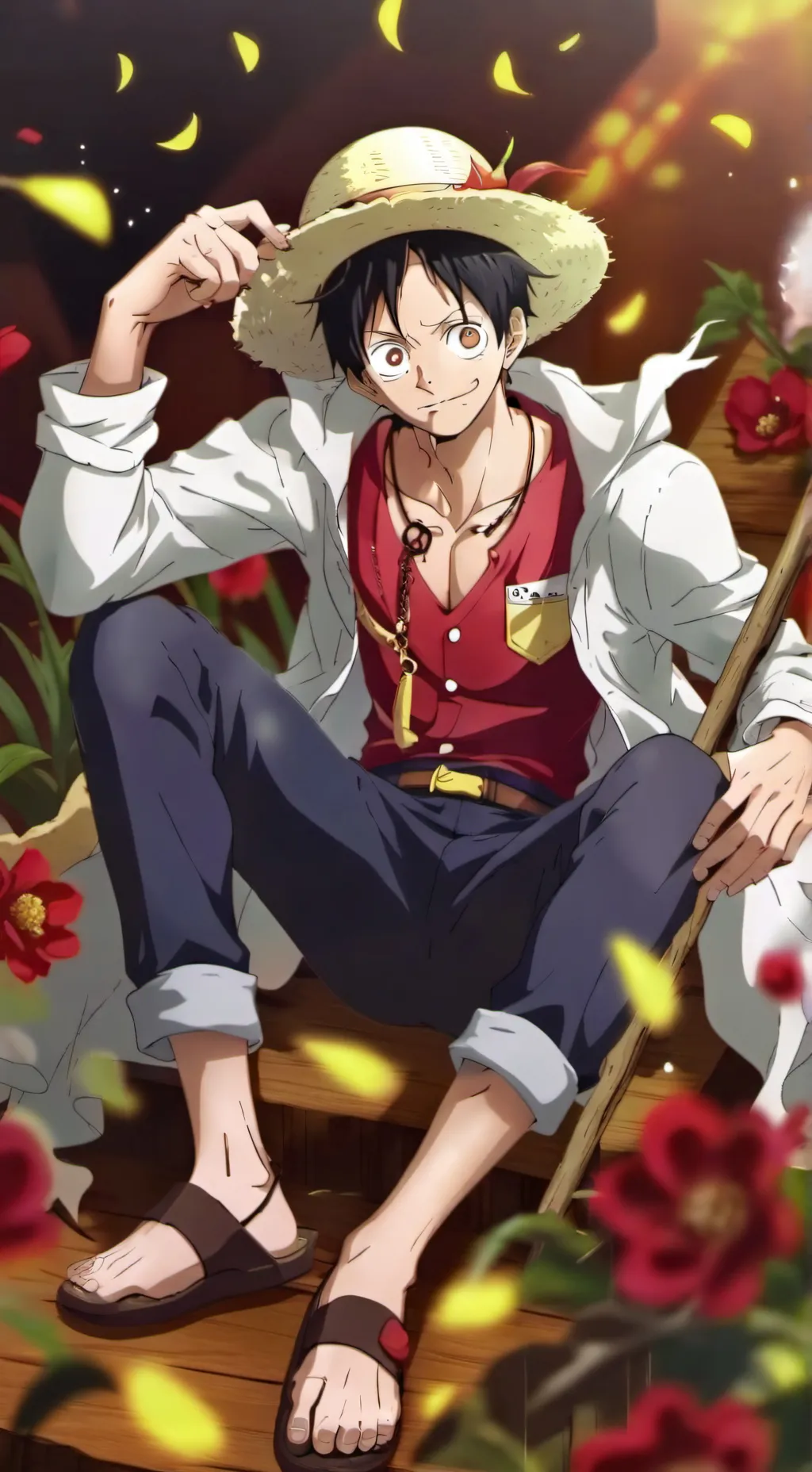 ai character: OP High School  background