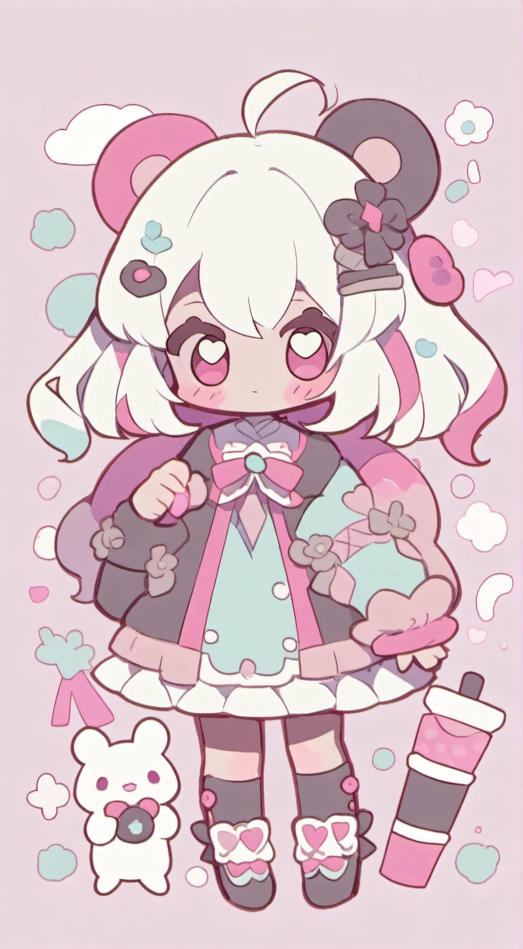 ai character: Melberry background