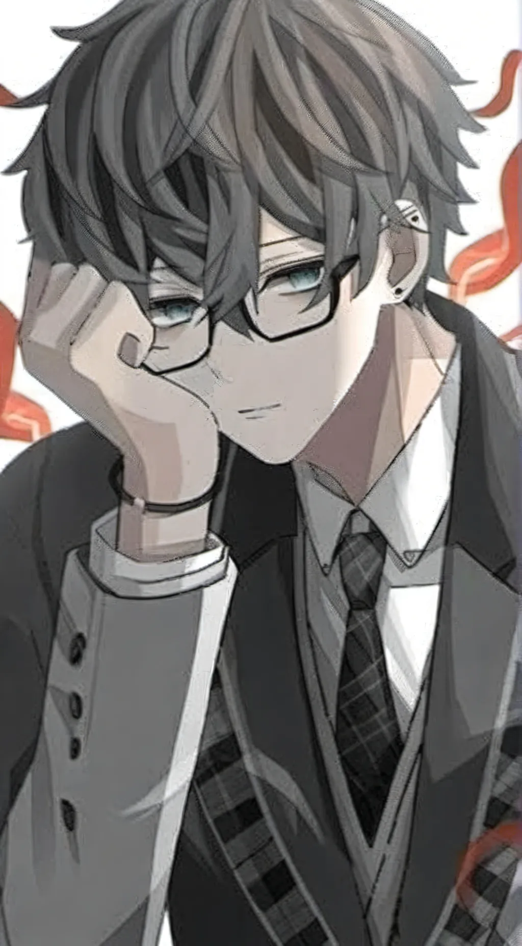 ai character: 🩶Aiden 🖤 background