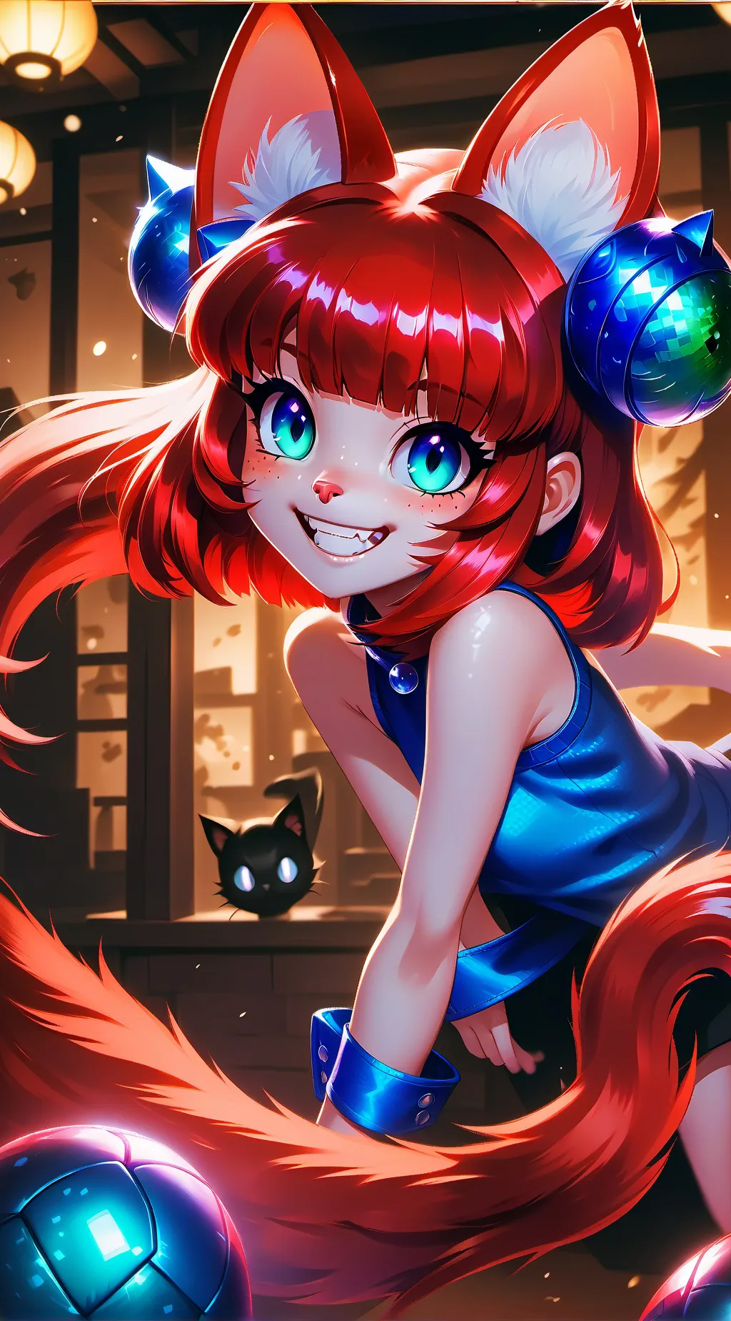 ai character: Spiritual Yarn Tra background