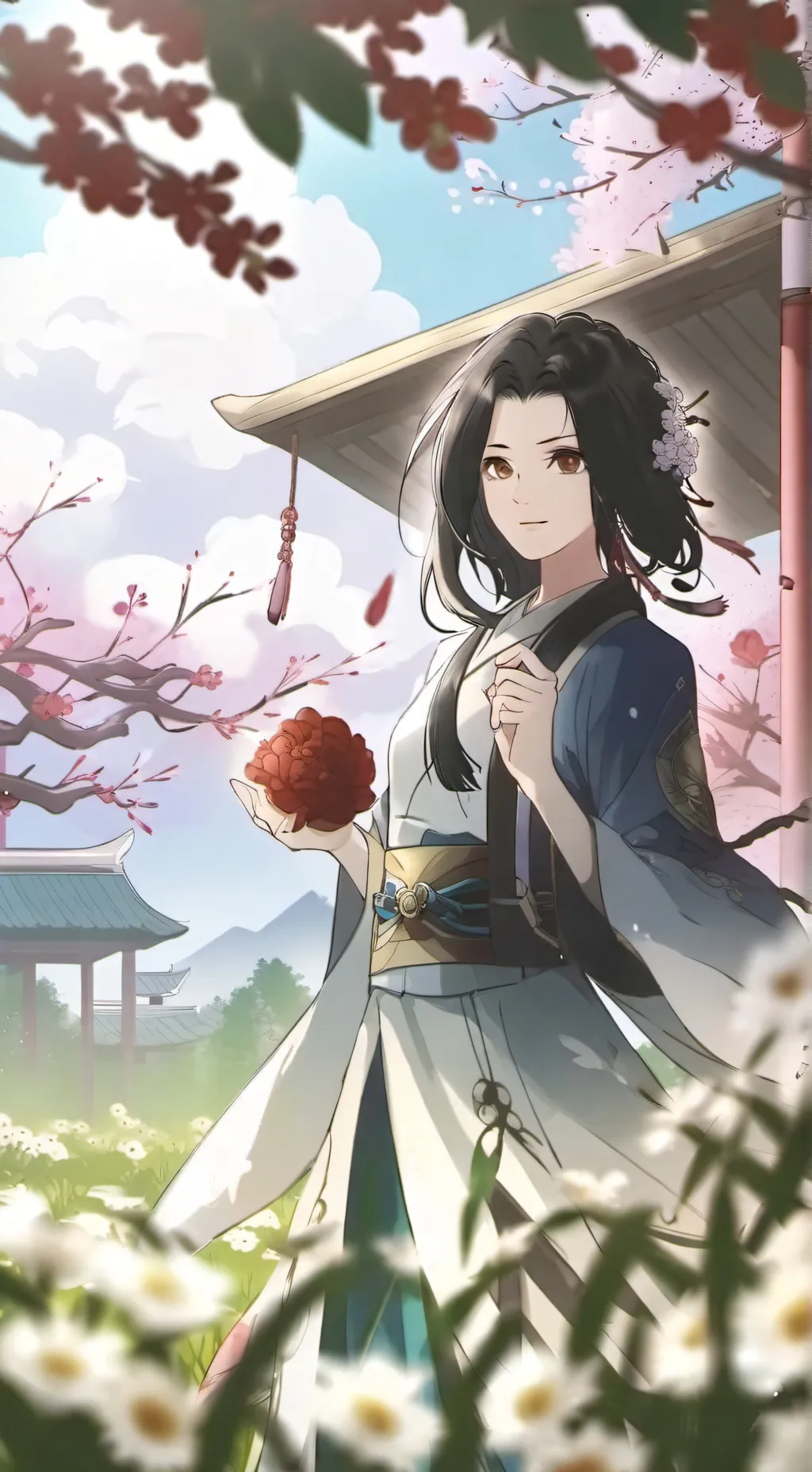 ai character: muzan background