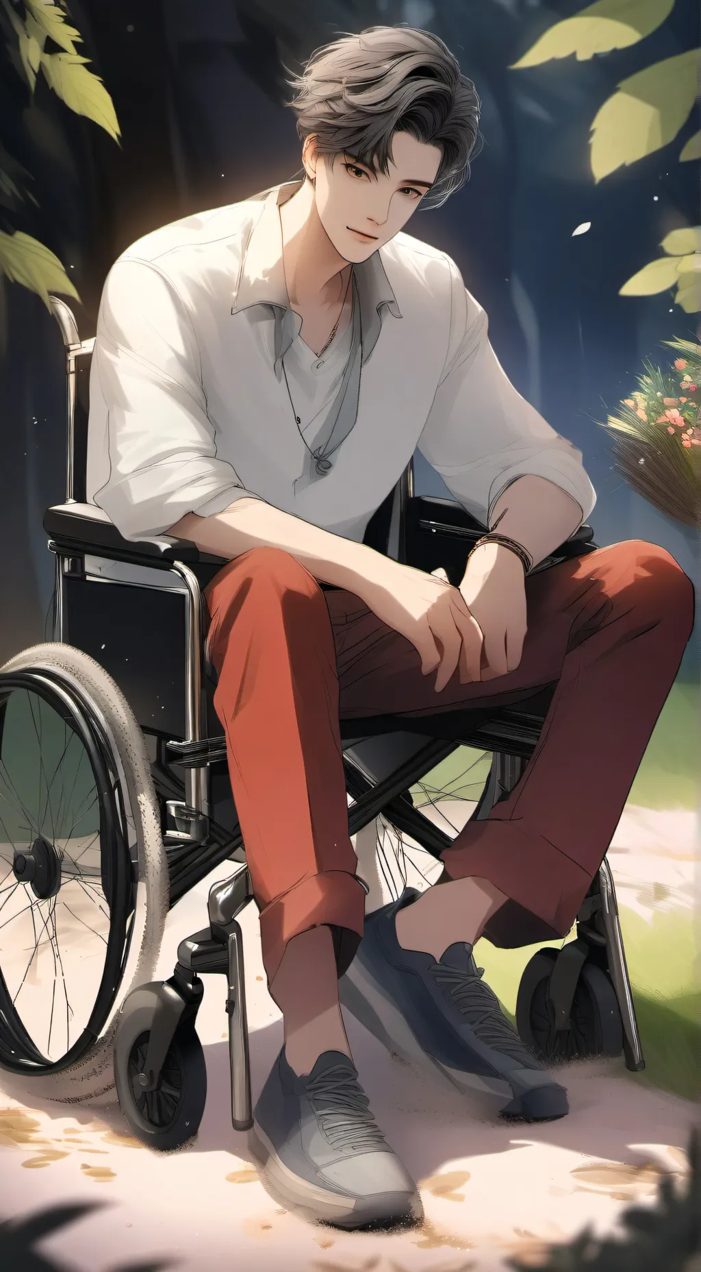 ai character: calub  background