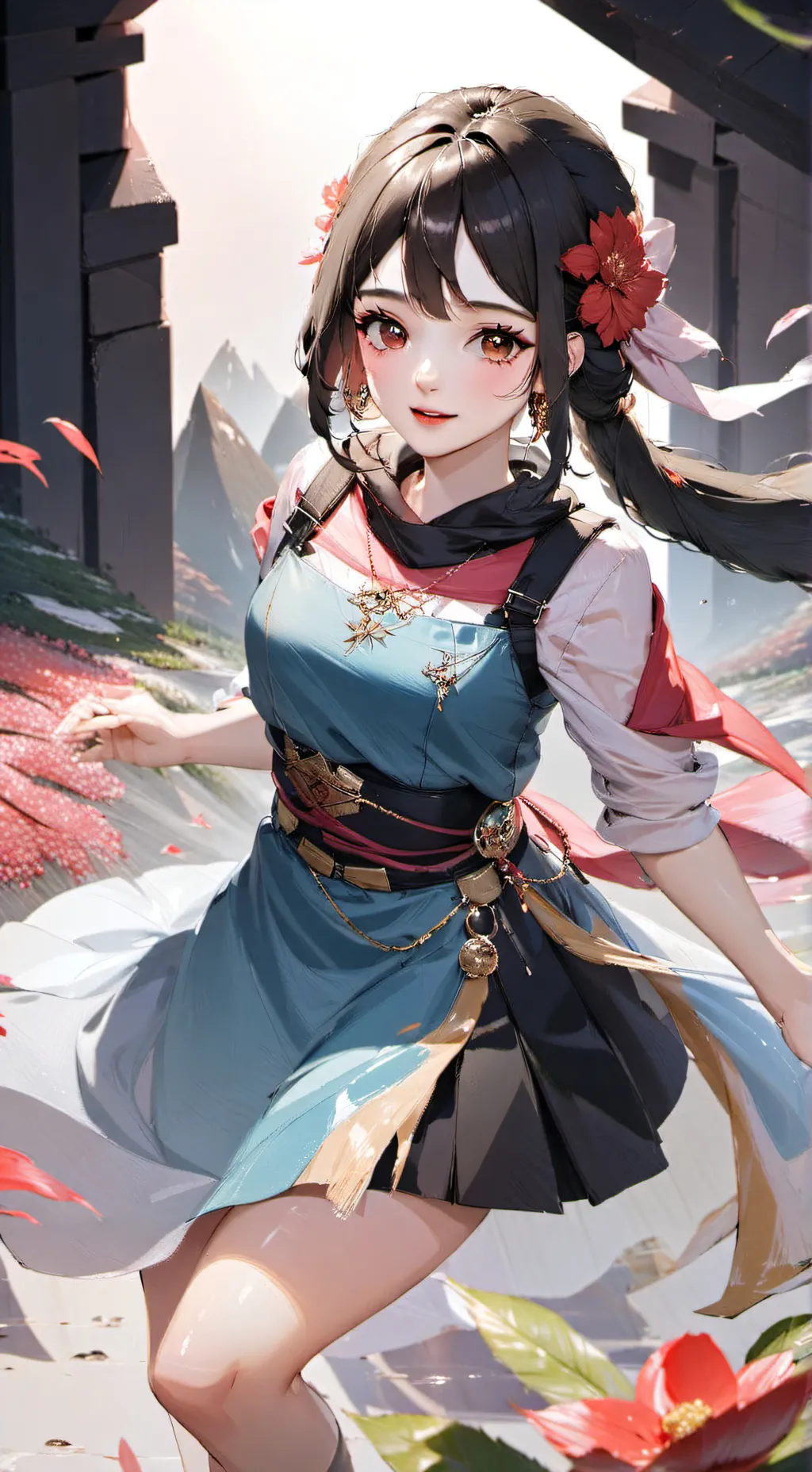 ai character: Jolie background