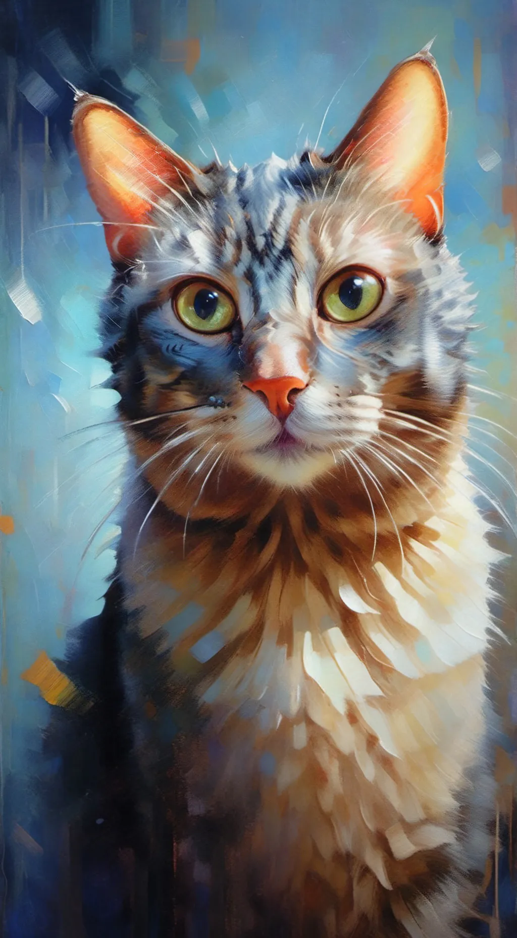 ai character: Laser background