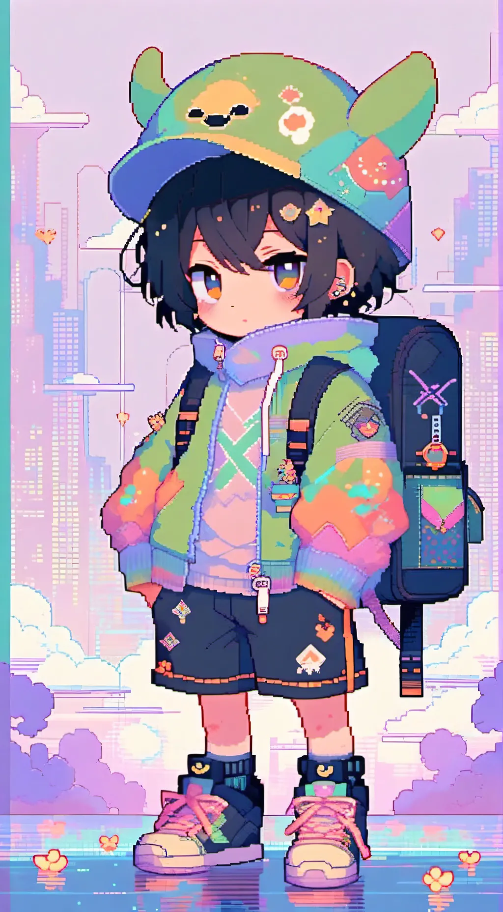 ai character: lily background