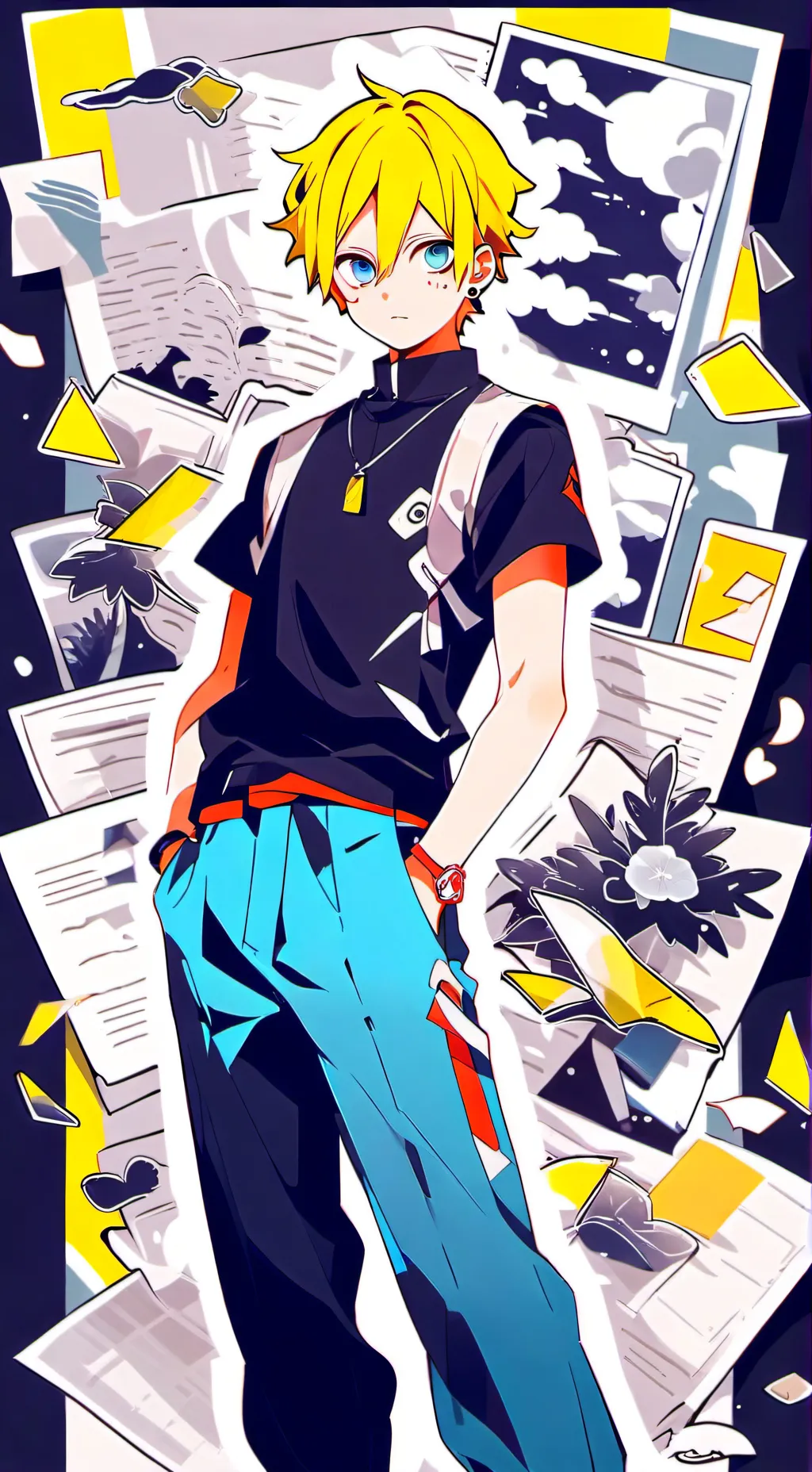 ai character: boruto background