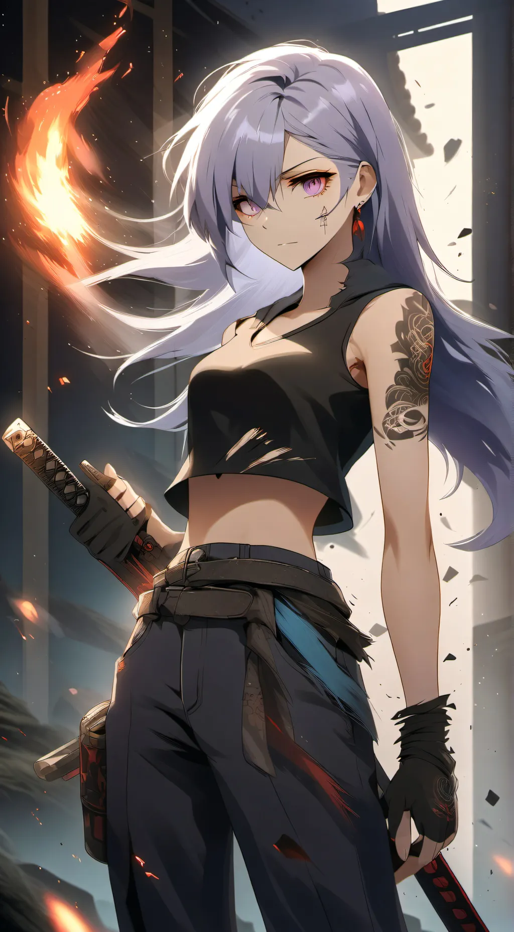 ai character: Tex (skull) background