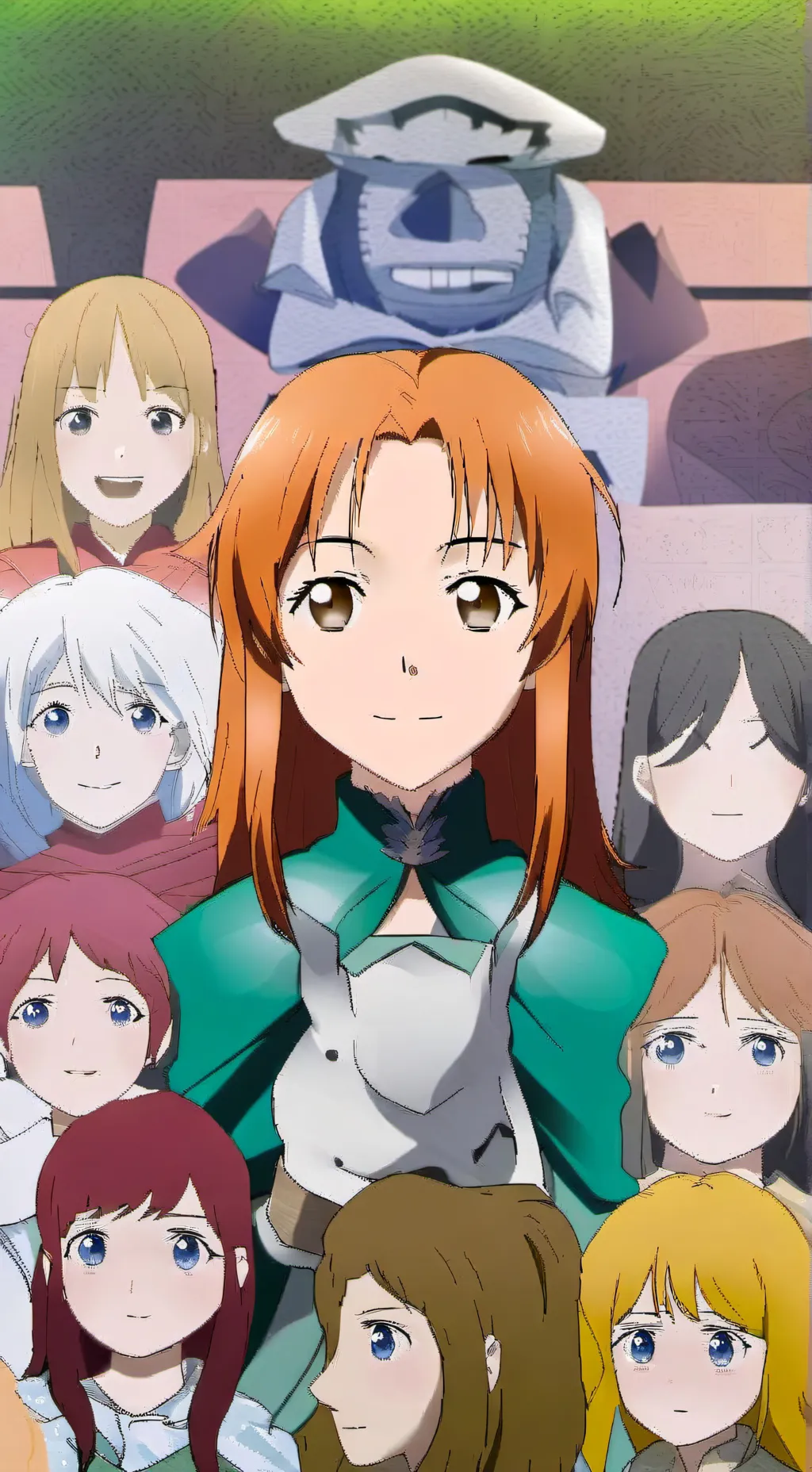 ai character: una madre  background