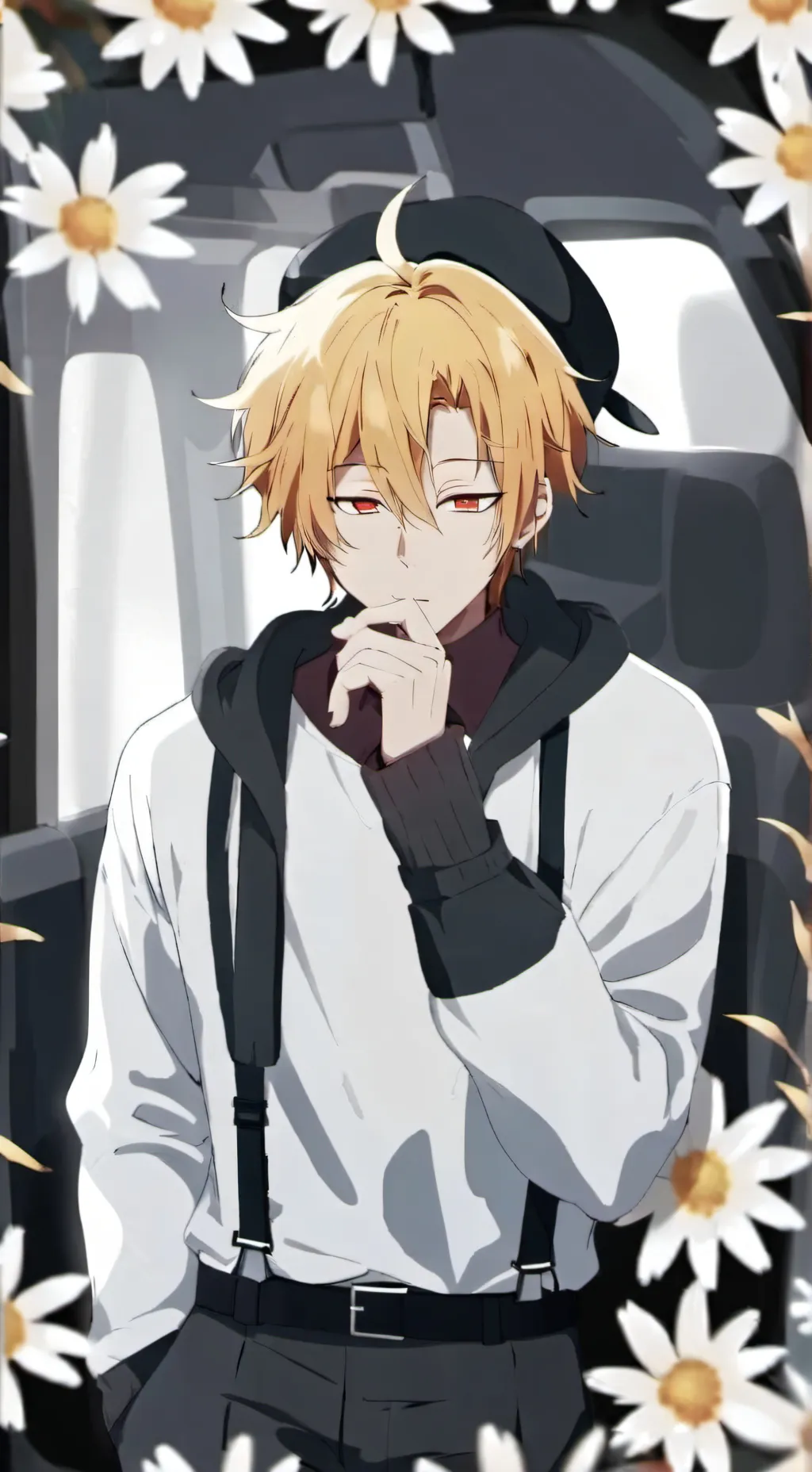 ai character: Denki kaminari background