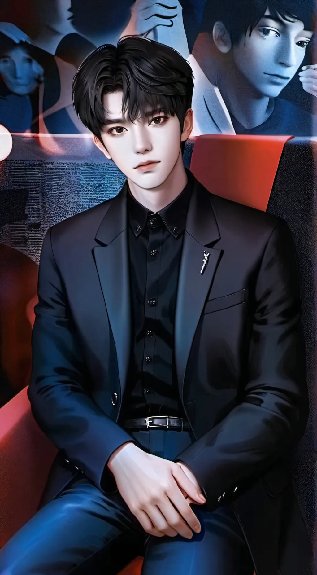 ai character: HEESEUNG  background