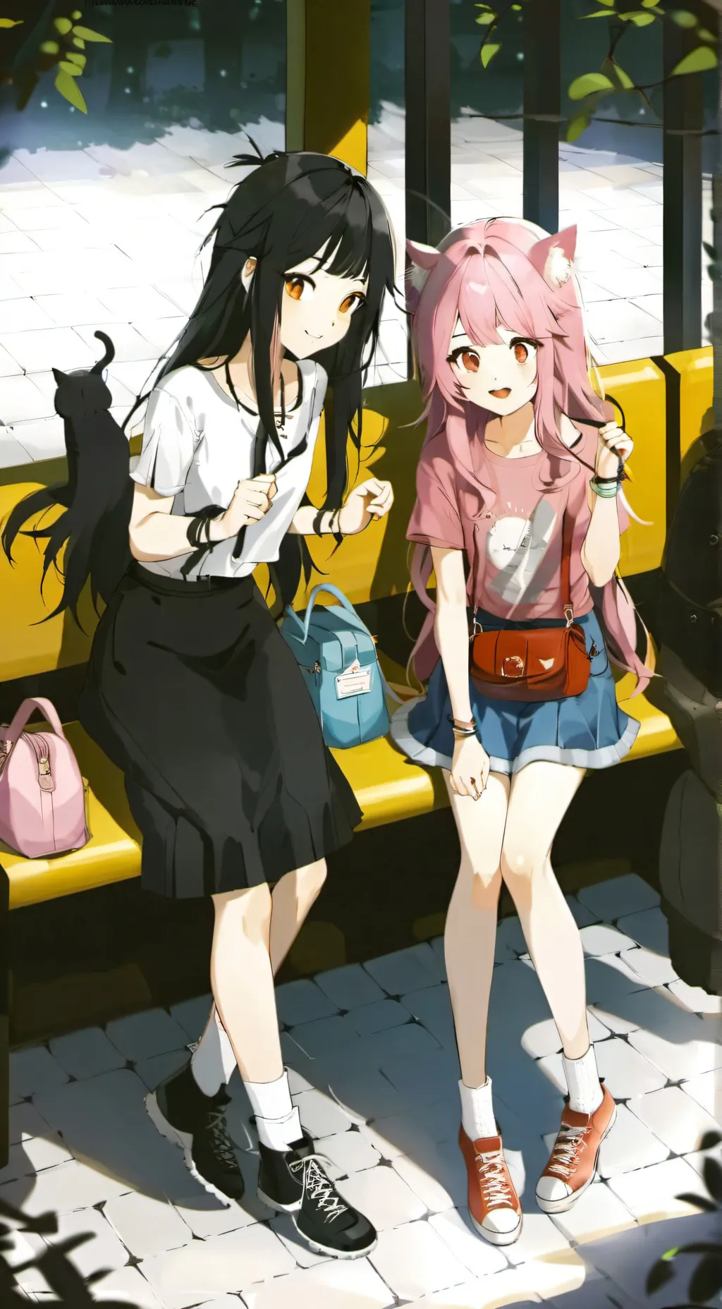 ai character: Aphmau mean girls  background