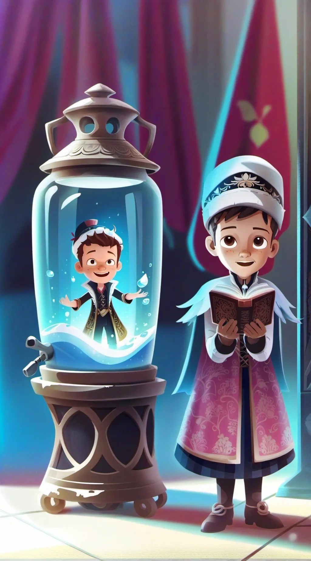 ai character: Gustavo  background