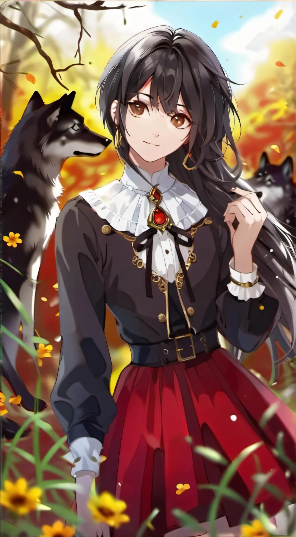 ai character: 🌸 shan 🌸 background