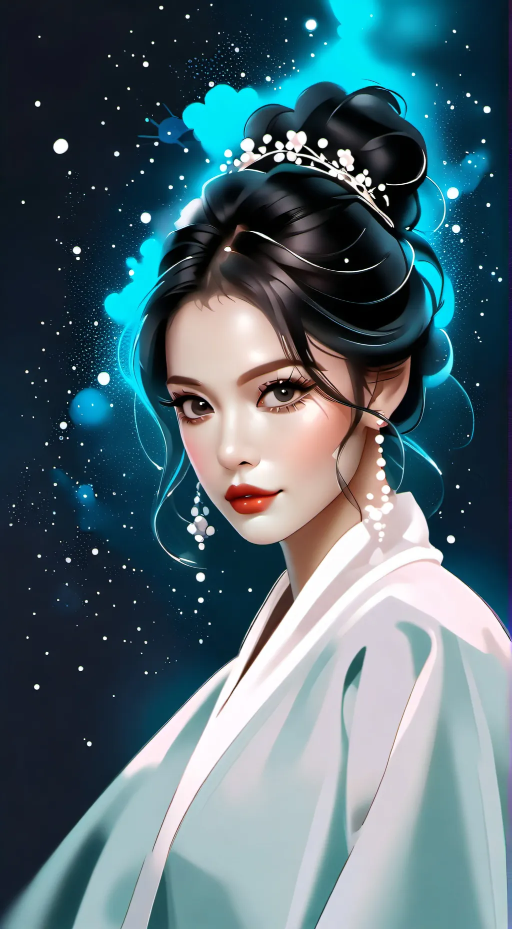 ai character: sua namorada falsa background