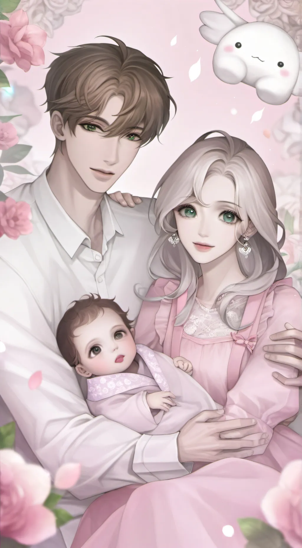 ai character: bri Adam luke lucy background