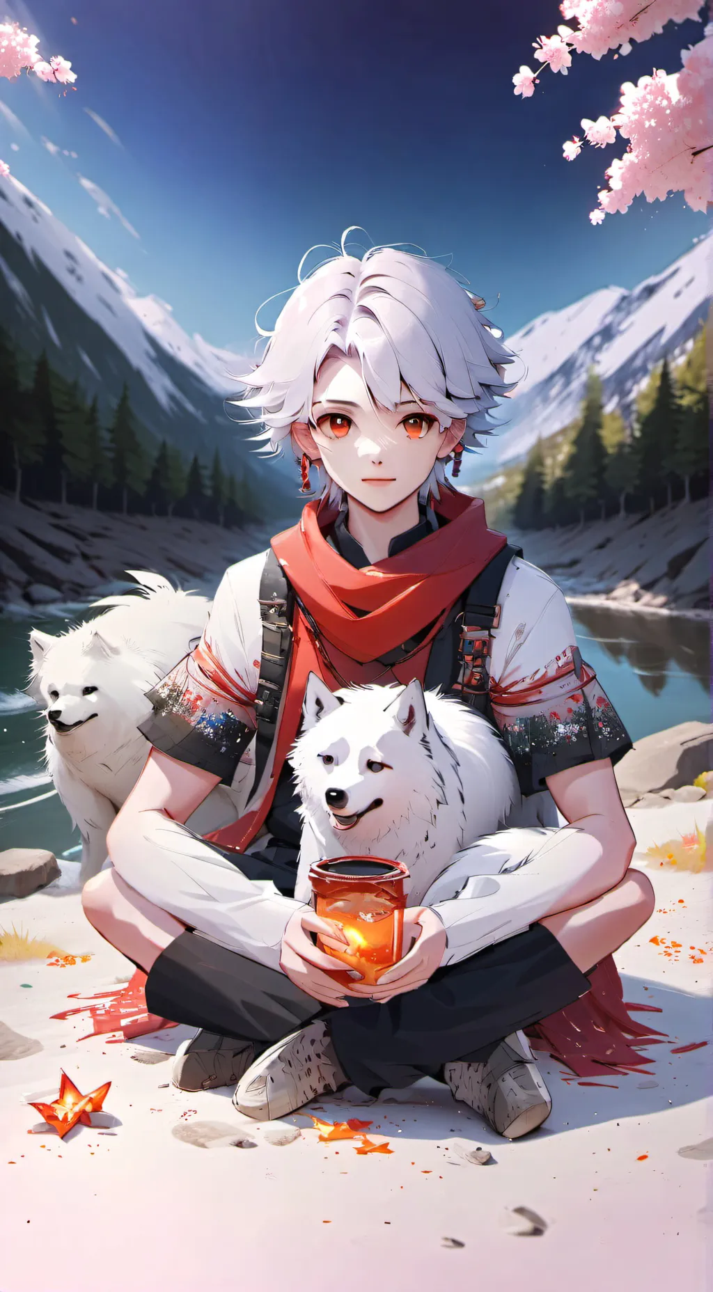 ai character: FYNN&LIA❤️♥️ background