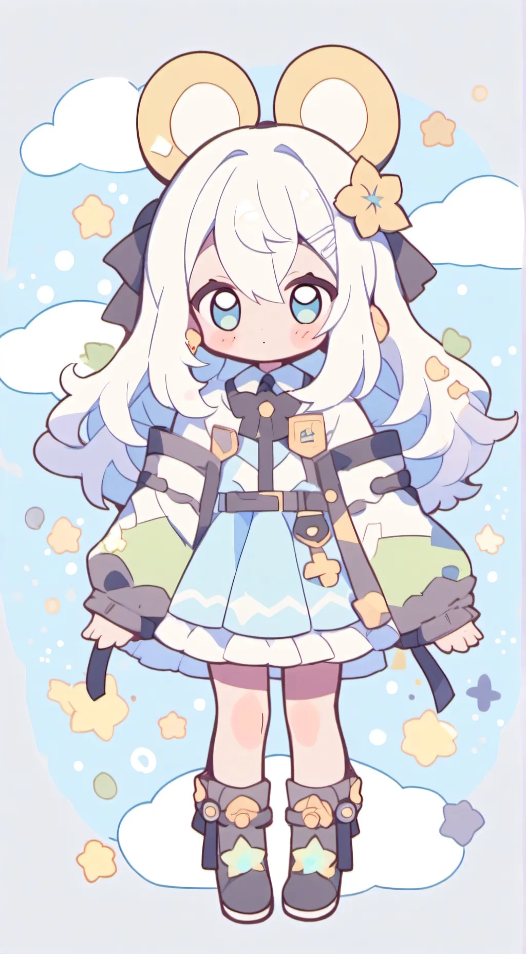 ai character: almighty and Naomi background